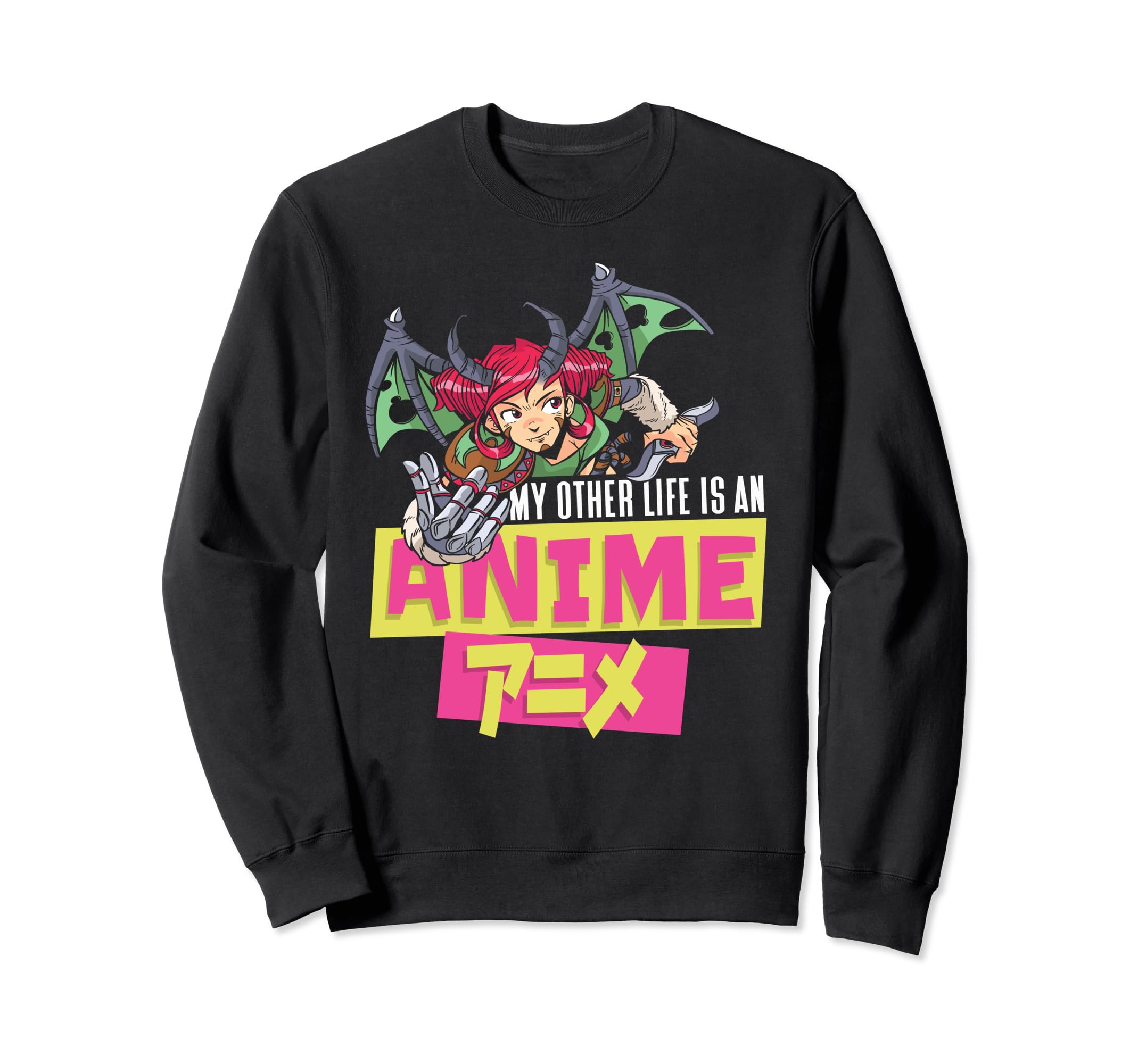 Anime Aesthetic Figure Japanese My Other Life Is An Anime Sweatshirt