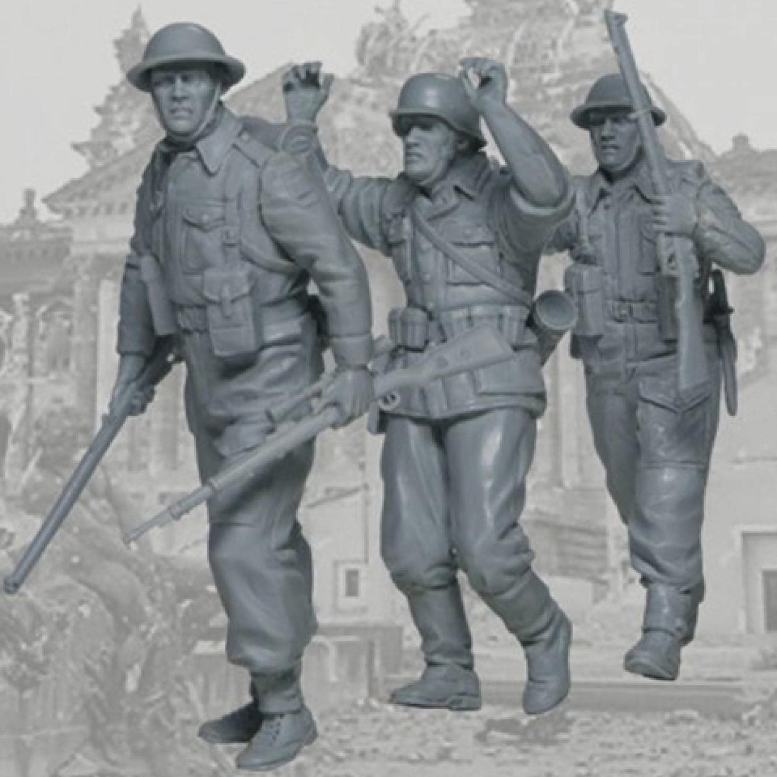 Scacchi Seconda Guerra Mondiale - Hitler Vs Stalin In Alabastro E Resina Dipinti A Mano