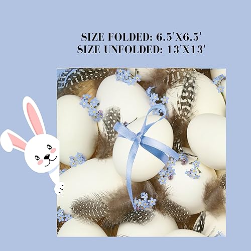 Miniatura 5 de Servilletas de papel de Pascua de 13 x 13 pulgadas, 20 unidades, 13 x 13 pulgadas, servilletas de cóctel para arte, cena y fiesta, servilletas