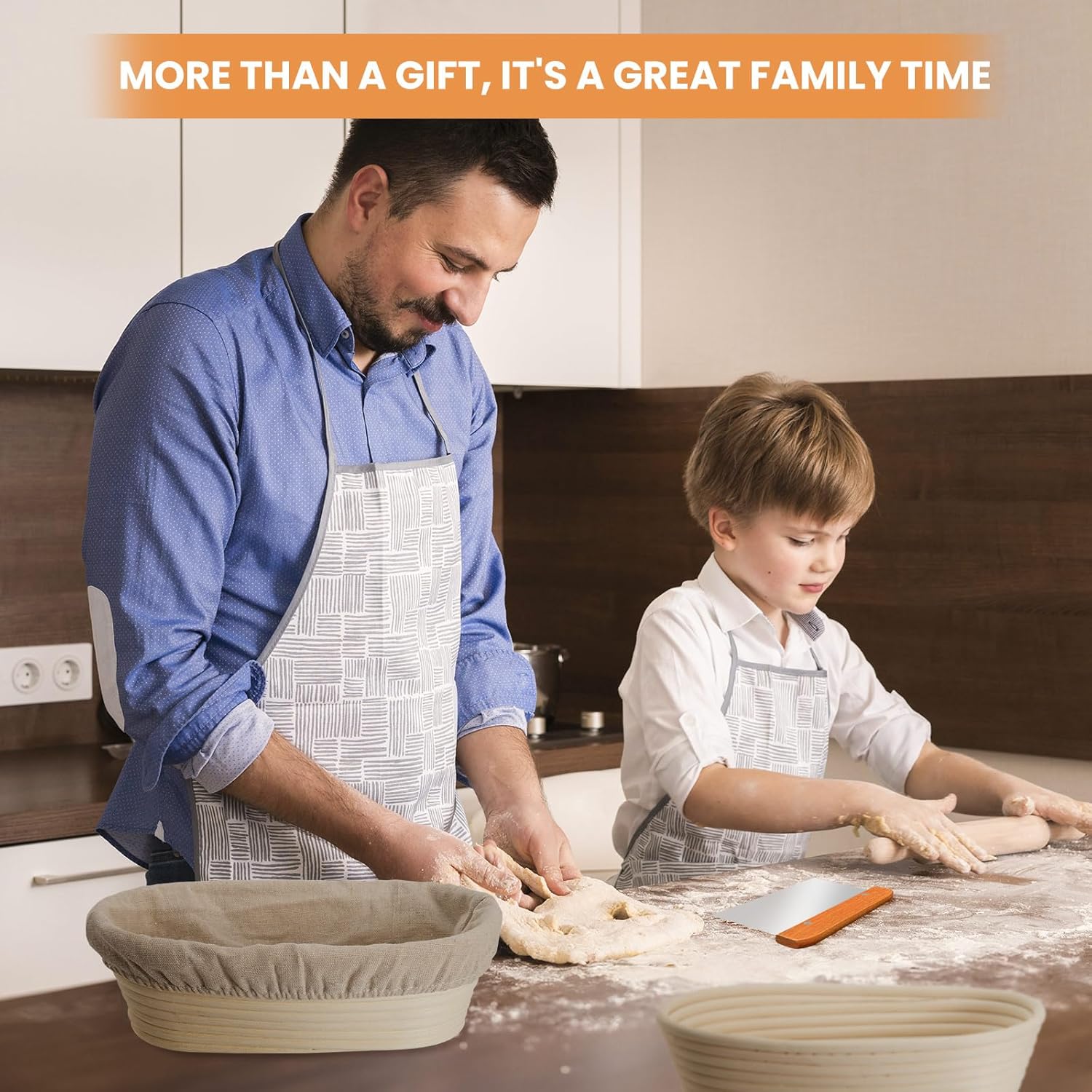 KIKCOIN Banneton Cesta à prova de pão, suprimentos ovais para assar pão de 25,4 cm, conjunto de 2 cestas à prova de fermento, kit inicial de massa fermentada com pão lame, forro… em promoção! Veja a oferta e mais achadinhos de Linhas, Kits & Presentes 8 Hoje é o melhor dia para comprar KIKCOIN Banneton Cesta à prova de pão, suprimentos ovais para assar pão de 25,4 cm, conjunto de 2 cestas à prova de fermento, kit inicial de massa fermentada com pão lame, forro… com aquele preço maroto! Promoção! Aproveite a oferta! 8