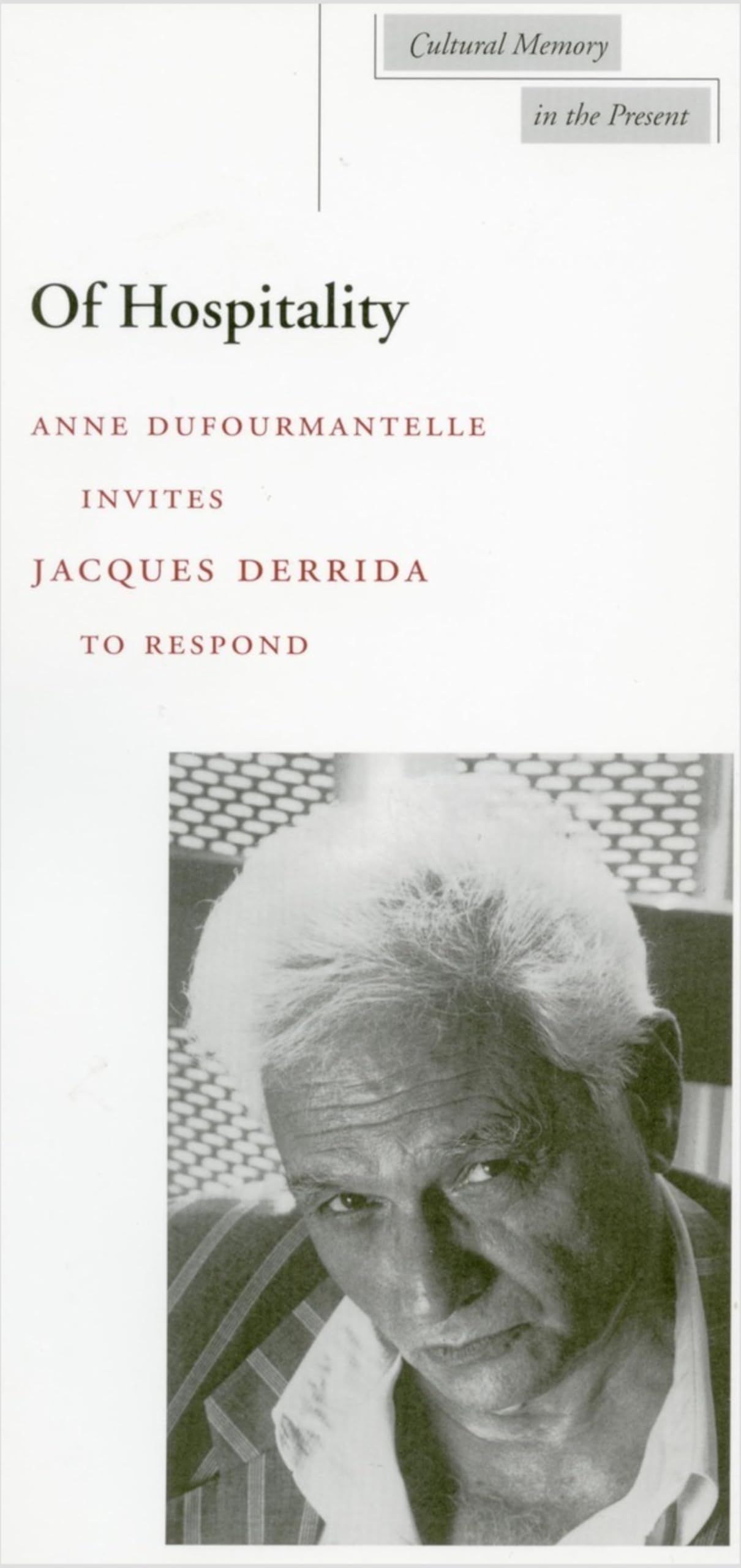 Of Hospitality by Jacques Derrida, Anne Dufourmantelle (Paperback, 2000)