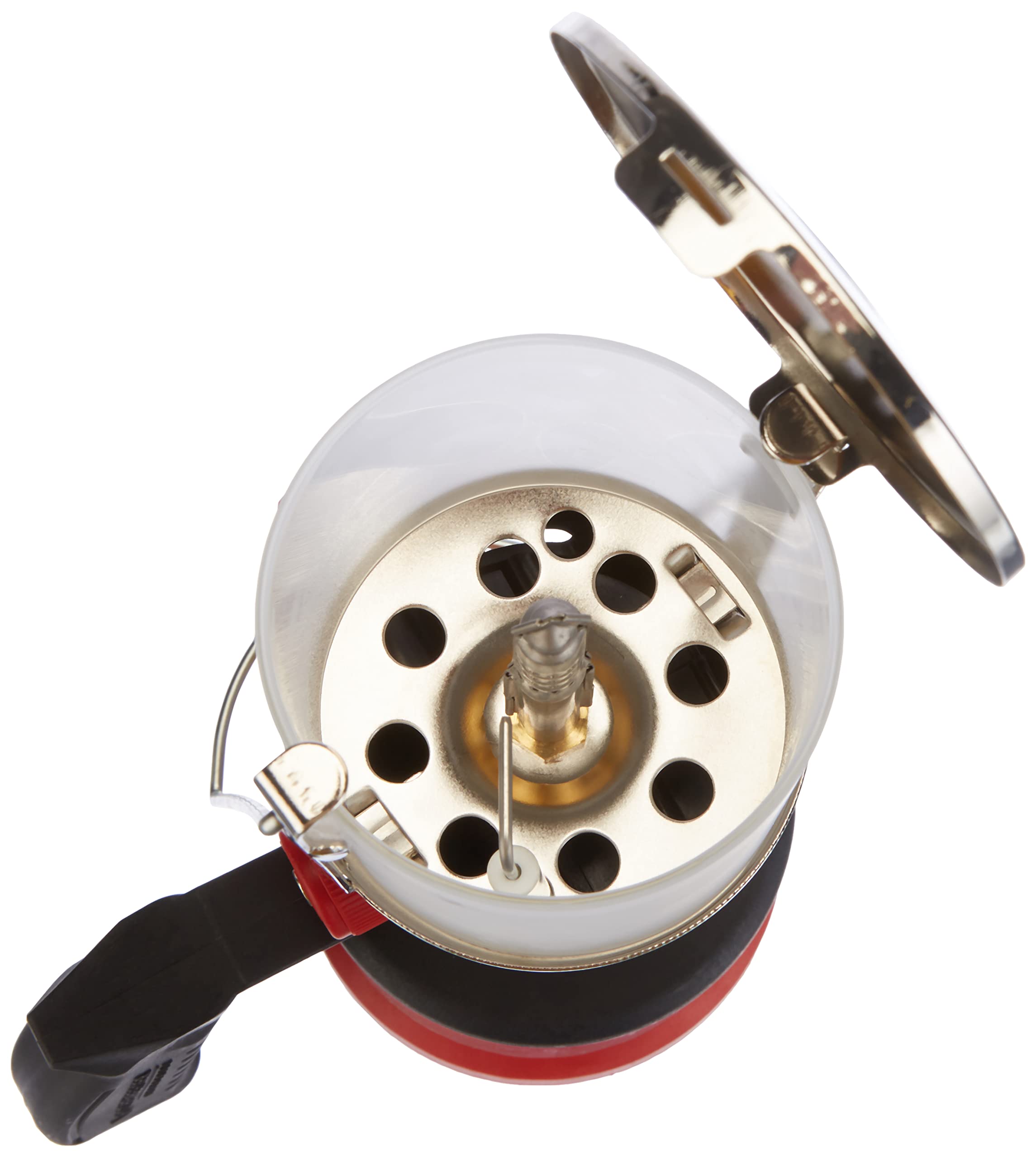 NOLA Campinglamp met piëzo-ontsteking, instelbaar licht, incl. 3 lampen, compatibel met butaancartridges 190 g, autonomie tot 5 uur, 0,5 kW