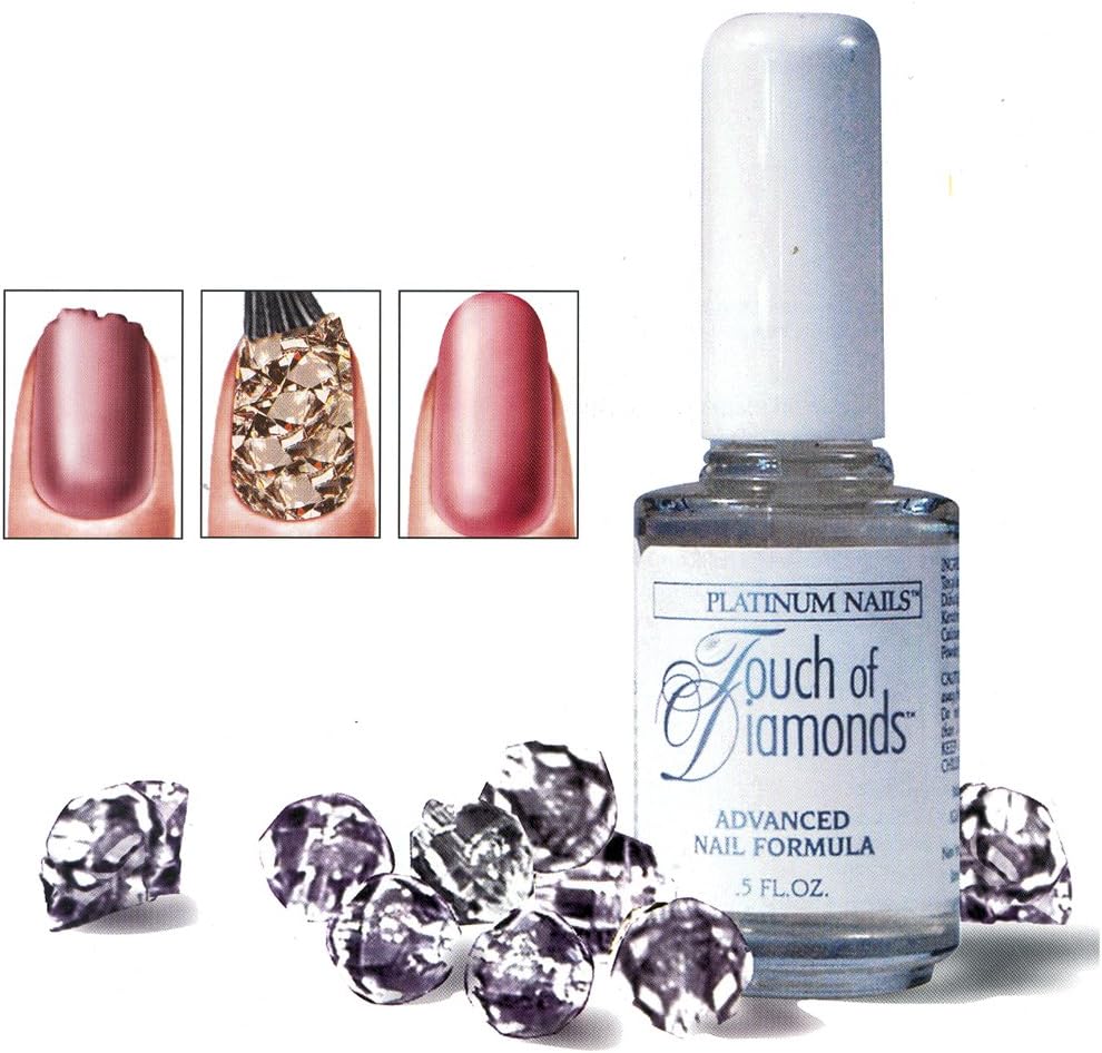 Touch of Diamonds Plus Strengthen Grow Nails Make Beautiful Hard Nails Dry Cracked Peeling Splitting Nails No More