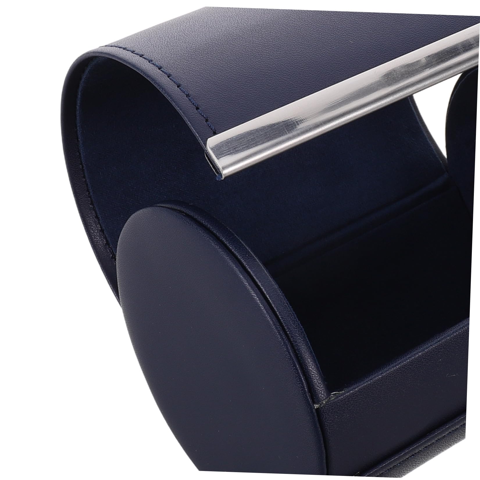 Custodia per Cravatte Cilindrica in Pu con Chiusura Magnetica, Portatile e Protettiva, Organizer Compatto per Viaggi e Look Professionale da Uomo