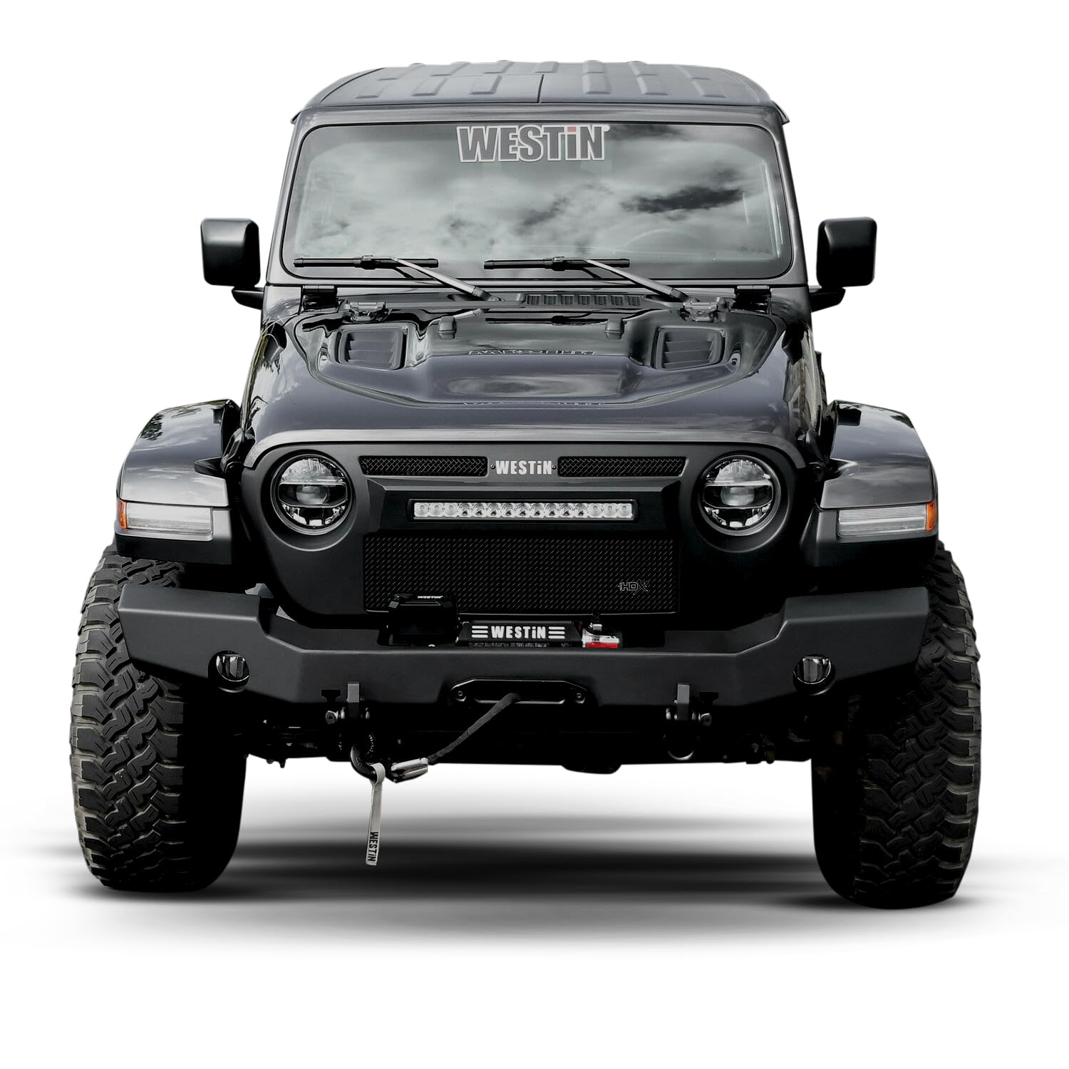 Amazon.com: Westin 59-80105 WJ2 Full Width Front Bumper fits 2018