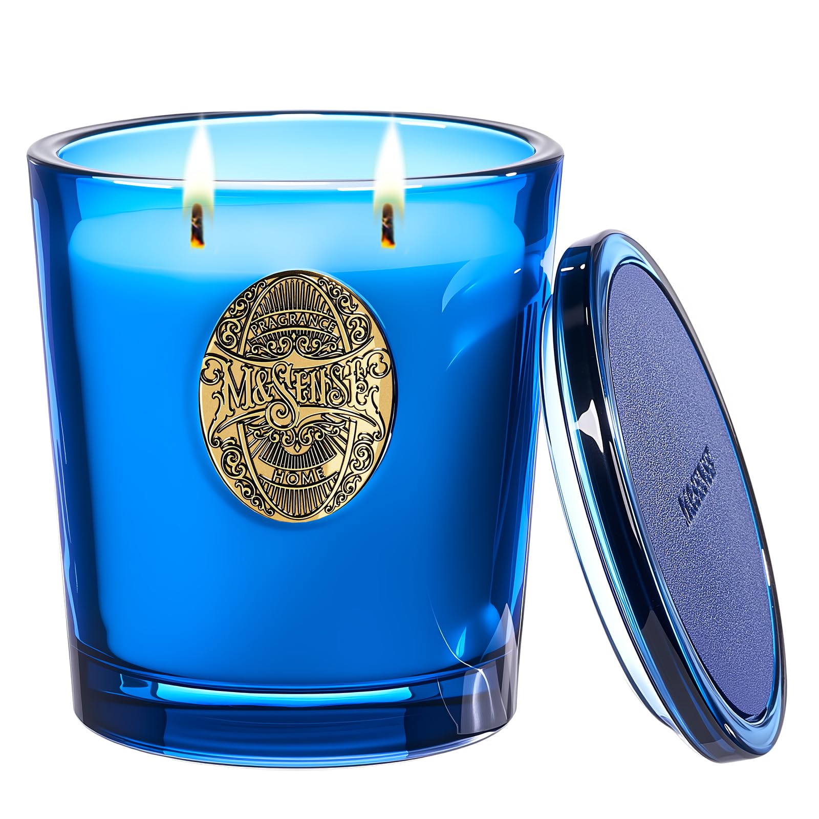 M&SENSE Duftkerze Candle,Duftkerzen im Glas Natürliche Soja-Kerze,55 Stunden Brenndauer,Kerzengeschenke für Frauen & Männer,Geschenk Kerze