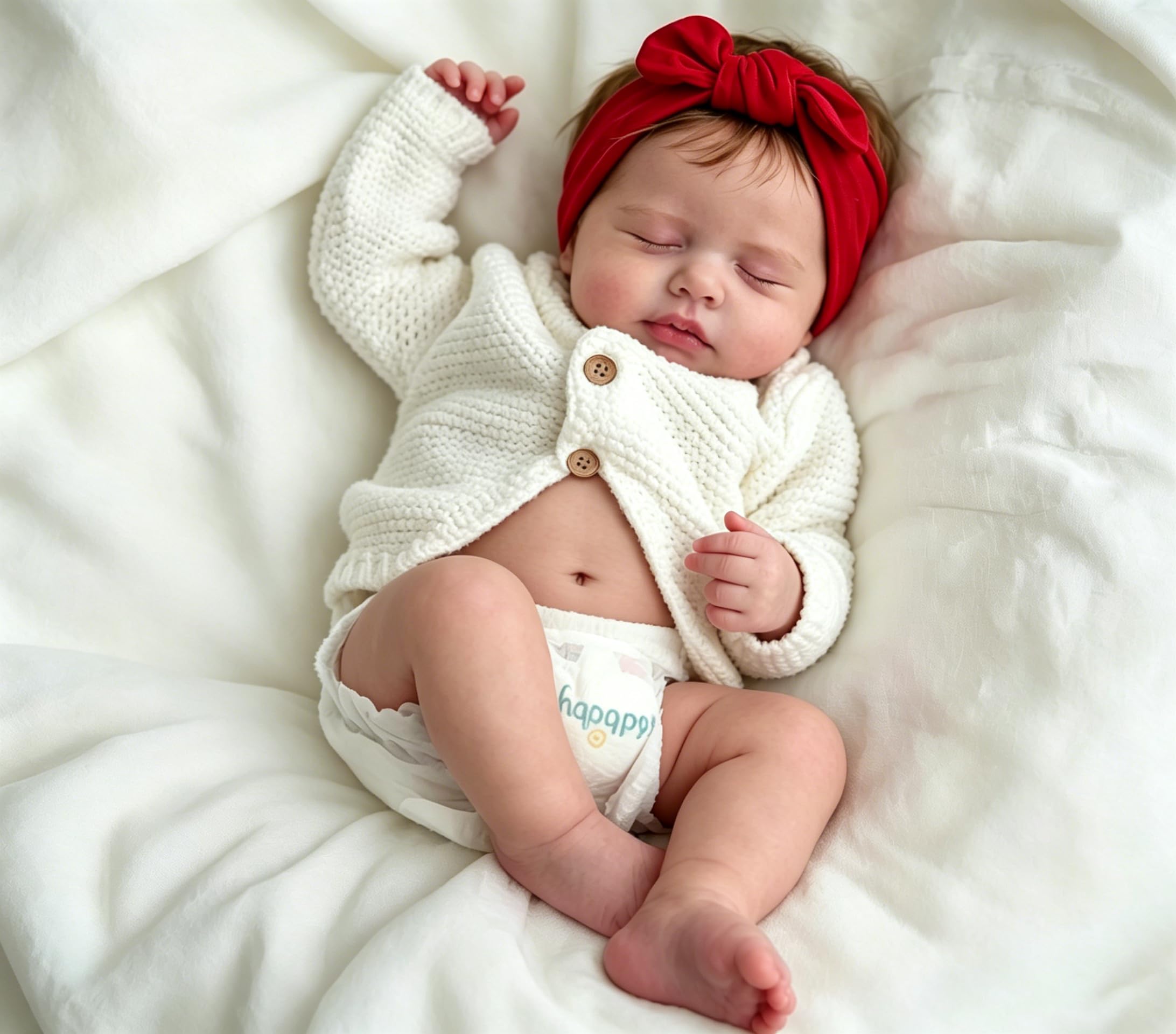 Pinky Reborn Dolls Washable 20 inch 50cm Loulou Boy Full Body Vinyl Newborn Dolls Magnetic Pacifier Birthday Gifts Toys — image 1