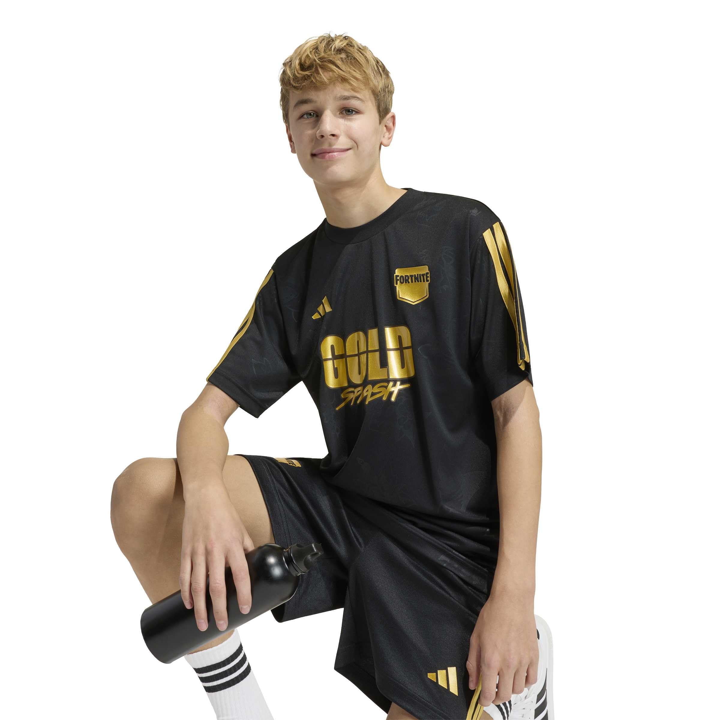 adidas adidas X Fortnite Midas Jersey Manga Corta Unisex niños (Pack de 1)