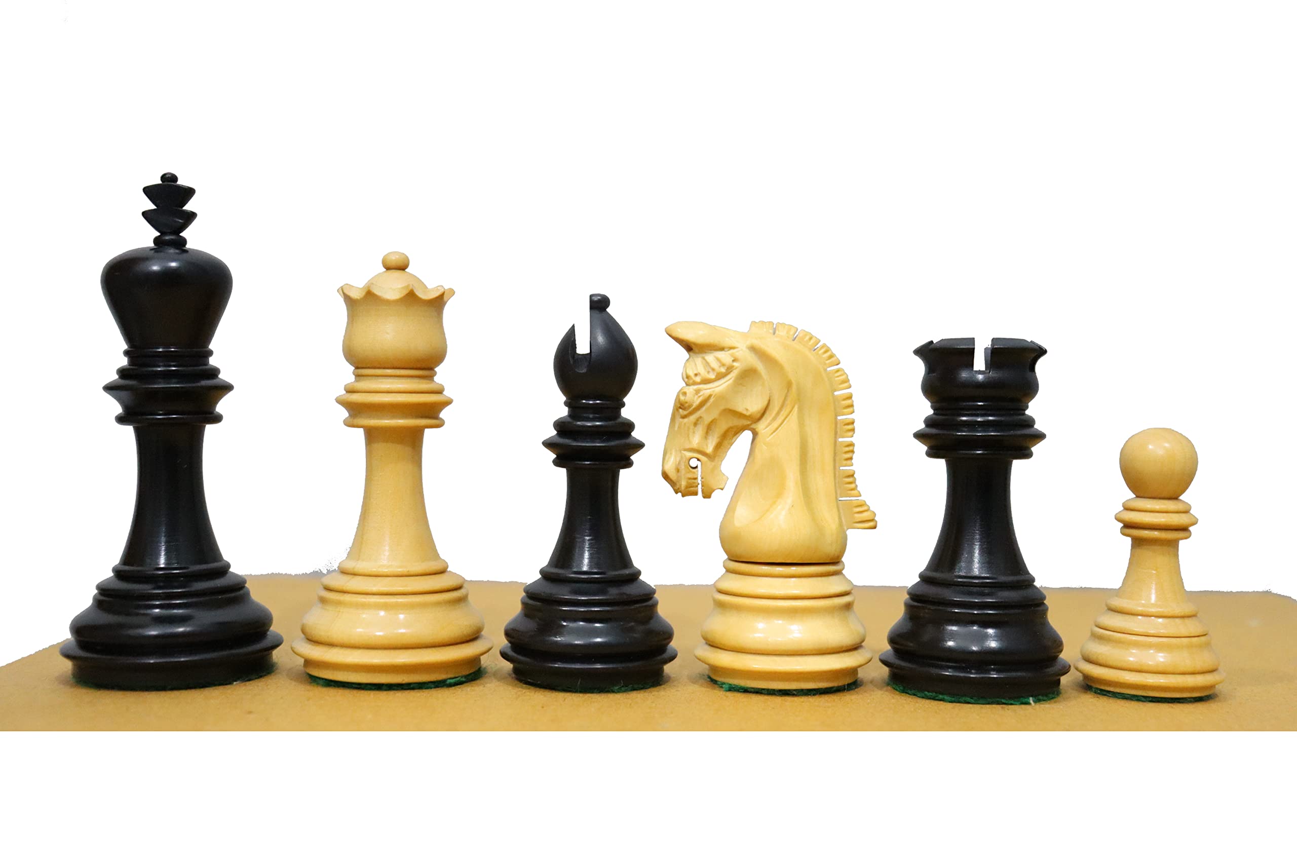 Buy 3.7" Imperial Staunton Chess Set Luxur Chess Pieces Only Double