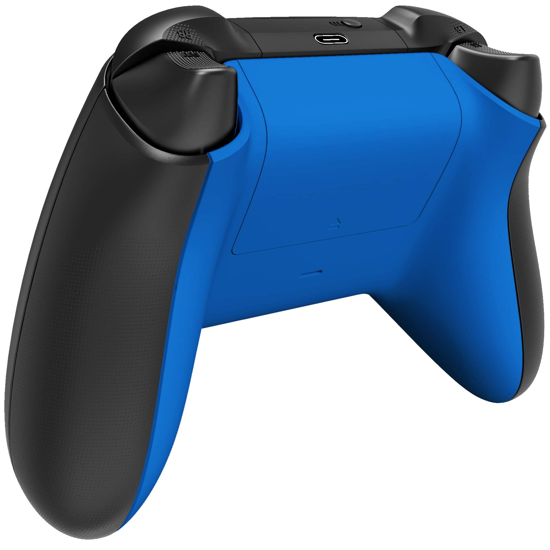 eXtremeRate Carcasa Trasera para Xbox Series S X Control Funda Tacto Suave Protector con Placa de Batería Cubierta Posterior para Xbox Series S X Mando-No Incluye Shell de Grip(Grano de Madera) — view 5