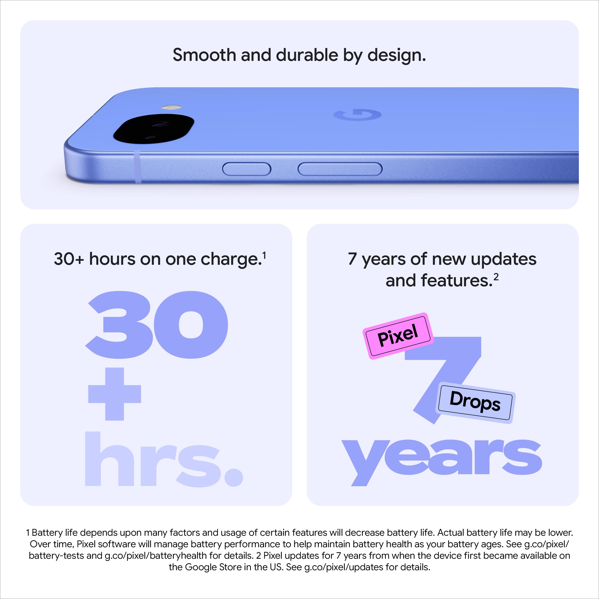 Google Pixel 10a - Unlocked Android Smartphone - 7 Years of Pixel