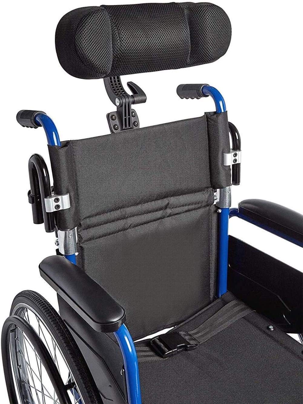 Coussin de nuque universel pour fauteuil roulant, appuie-tête réglable pour fauteuil roulant, chaise de toilette mobile et chaise de voyage