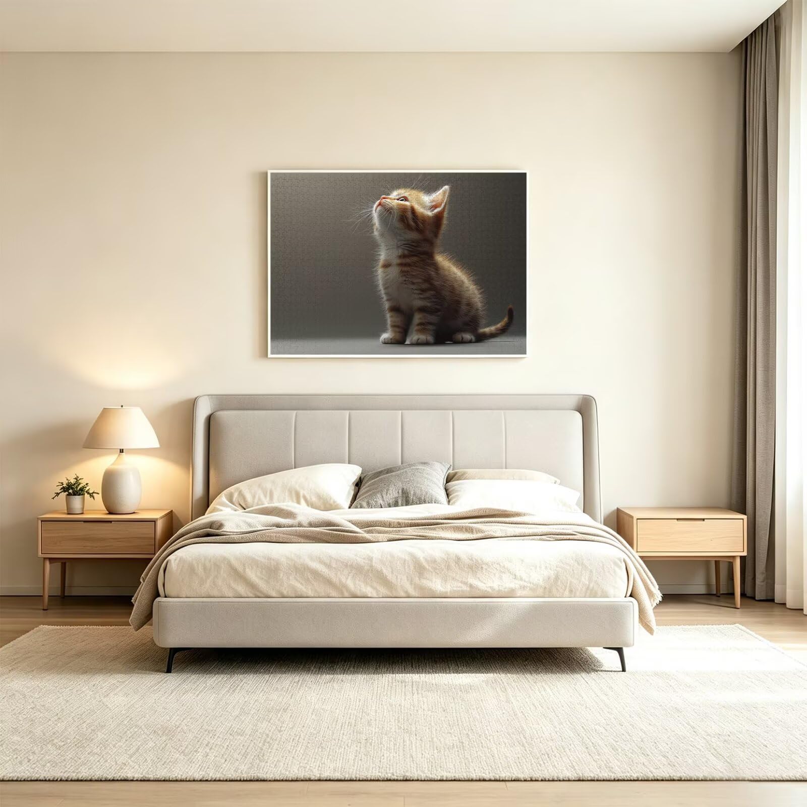Puzzle dla dorosłych 2000, kot zwierzę, 99x70cm, n-499