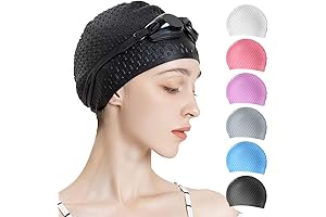 Tripsky Silicone Swim Cap - Keep your locks dry while you take a dip