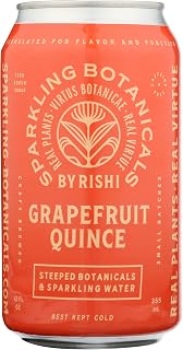 Rishi Tea Grapefruit Quince Sparkling Beverage, Gluten Free, Non GMO, 12 Fluid Ounce (Pack of 12)
