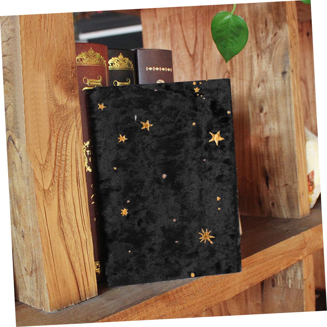 SEWACC 5 Piezas cubierta de libro de tela Protector de escritura decoración de libros de tela cubiertas de libros reutilizables cubiertas protectoras de libros portada del libro a5 Black