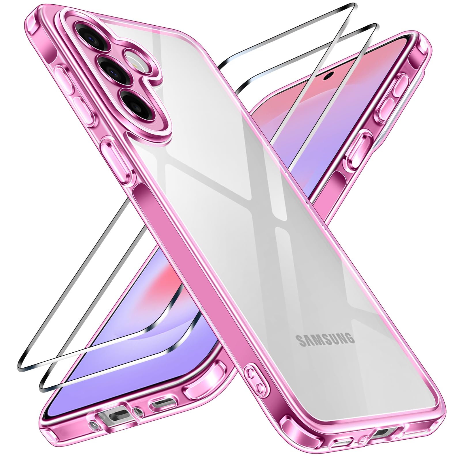 ivoler Clara Funda para iPhone 17, con 2 Piezas Cristal Templado, [Protección Militar] Anti-Amarillo Carcasa Antigolpes Bumper Case Cover - Transparente — view 23