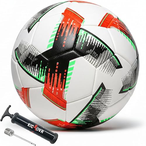 Balones de fútbol de tamaño 5 Pelota de entrenamiento profesional de unión térmica para jóvenes, adultos, clubes y ligas, rendimiento de partido,