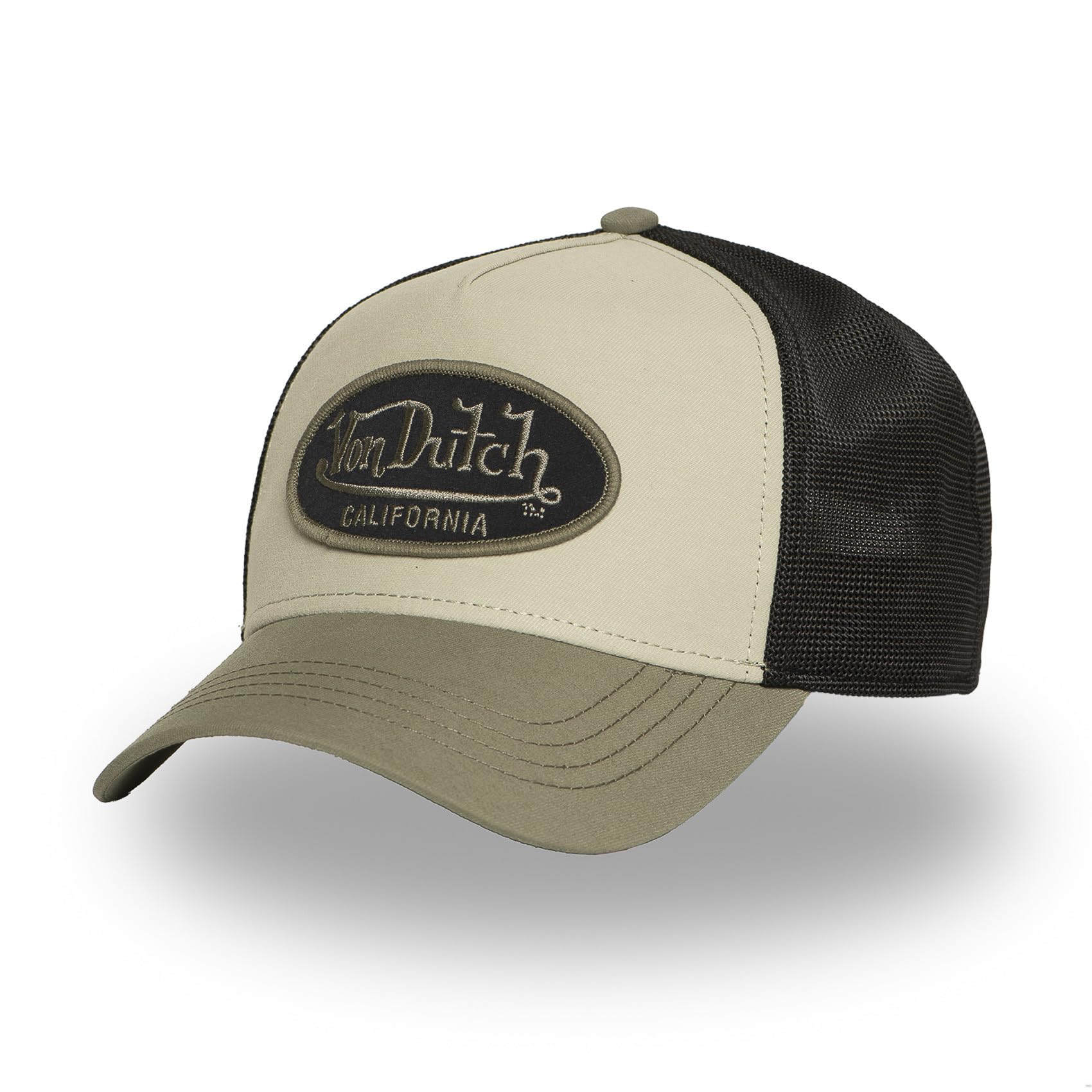 Von Dutch Men's & Women's Adjustable Cap, Poly Trucker Cap, One Size