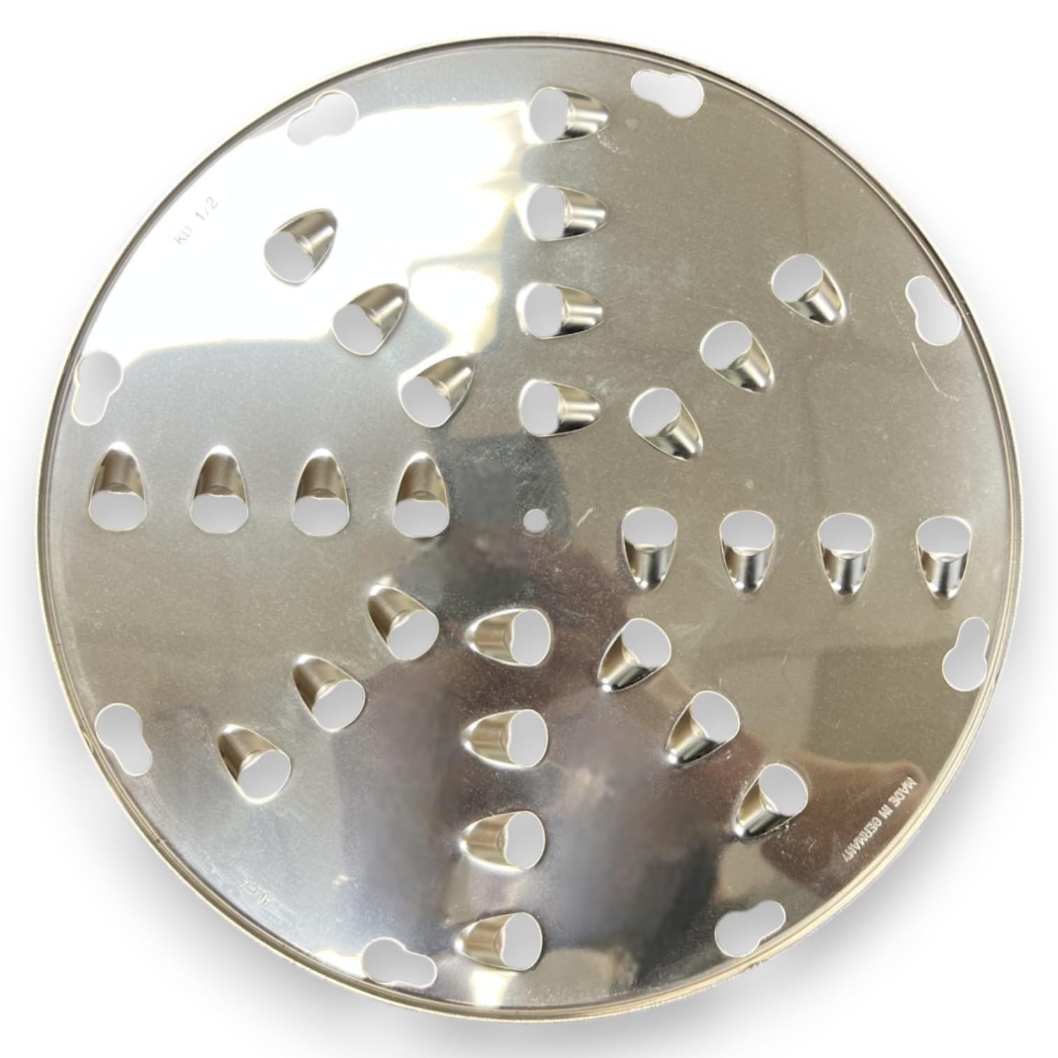 ALFA KD-1/2 Replacement Shredding Disk for Commercial Kitchen Shredders | 1/2" Holes | 9.25" Diameter | Replacement for GS-12/22 and VS-9 Graters and