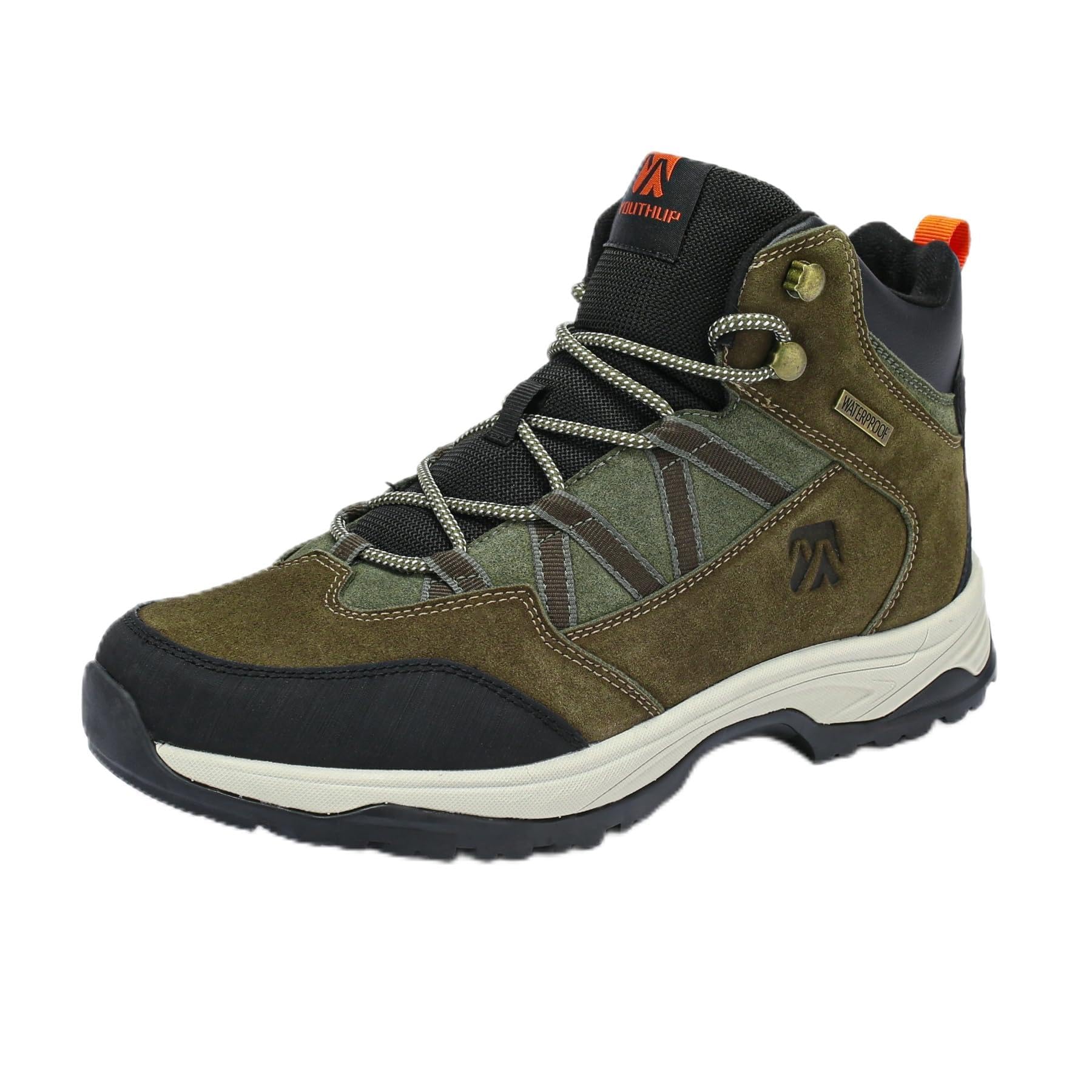 YOUTHUP Chaussures randonnée homme montantes imperméables trail outdoor