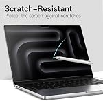 JETech Screen Protector for MacBook Pro 14-Inch (M1-M5, 2021-2026), Anti-Glare PET Matte Film, Anti-Fingerprint, 2-Pack