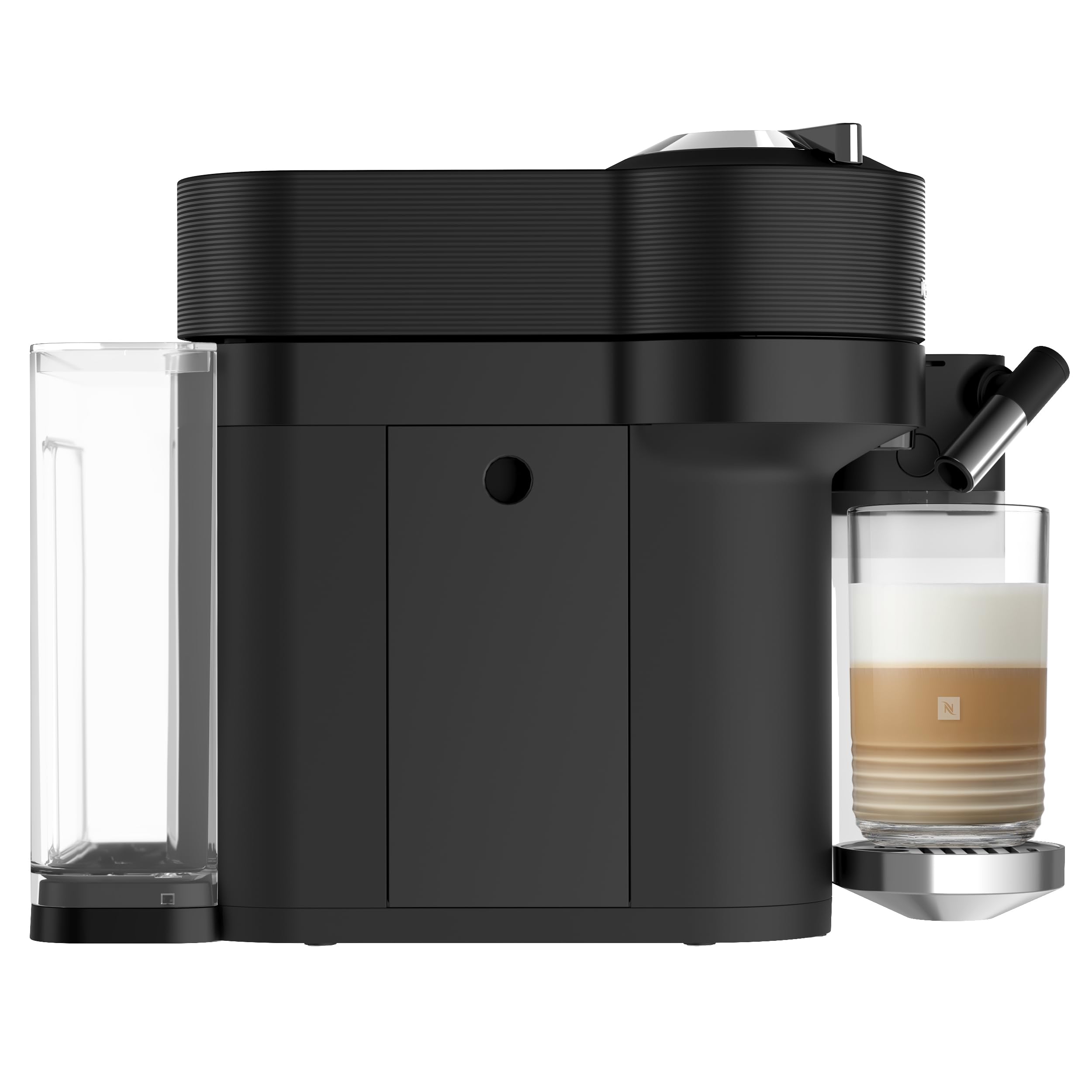 De'Longhi Nespresso Vertuo Lattissima ENV300.B, Máquina de Café Automática con Espumador de Leche Automático, Cafetera de Cápsulas Individual, 5 Tamaños de Taza, 1500W, Negro Mate y Brillante | Cafetera con sistema de leche integrado, 5 tamaños de taza, c