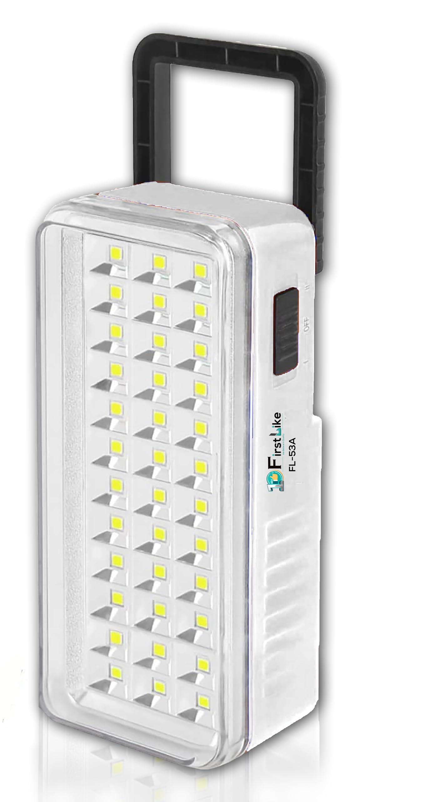 FIRSTLIKE Portable 36 High-Bright LED Light with Android Charging Support Rechargeable Flood Lamp Emergency Light (White) (B0CLJTNZFJ) Amazon Price History, Amazon Price Tracker
