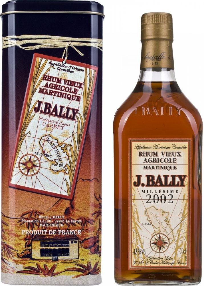 J.BallyJ.Bally Millesime 2002 Rum 70 cl