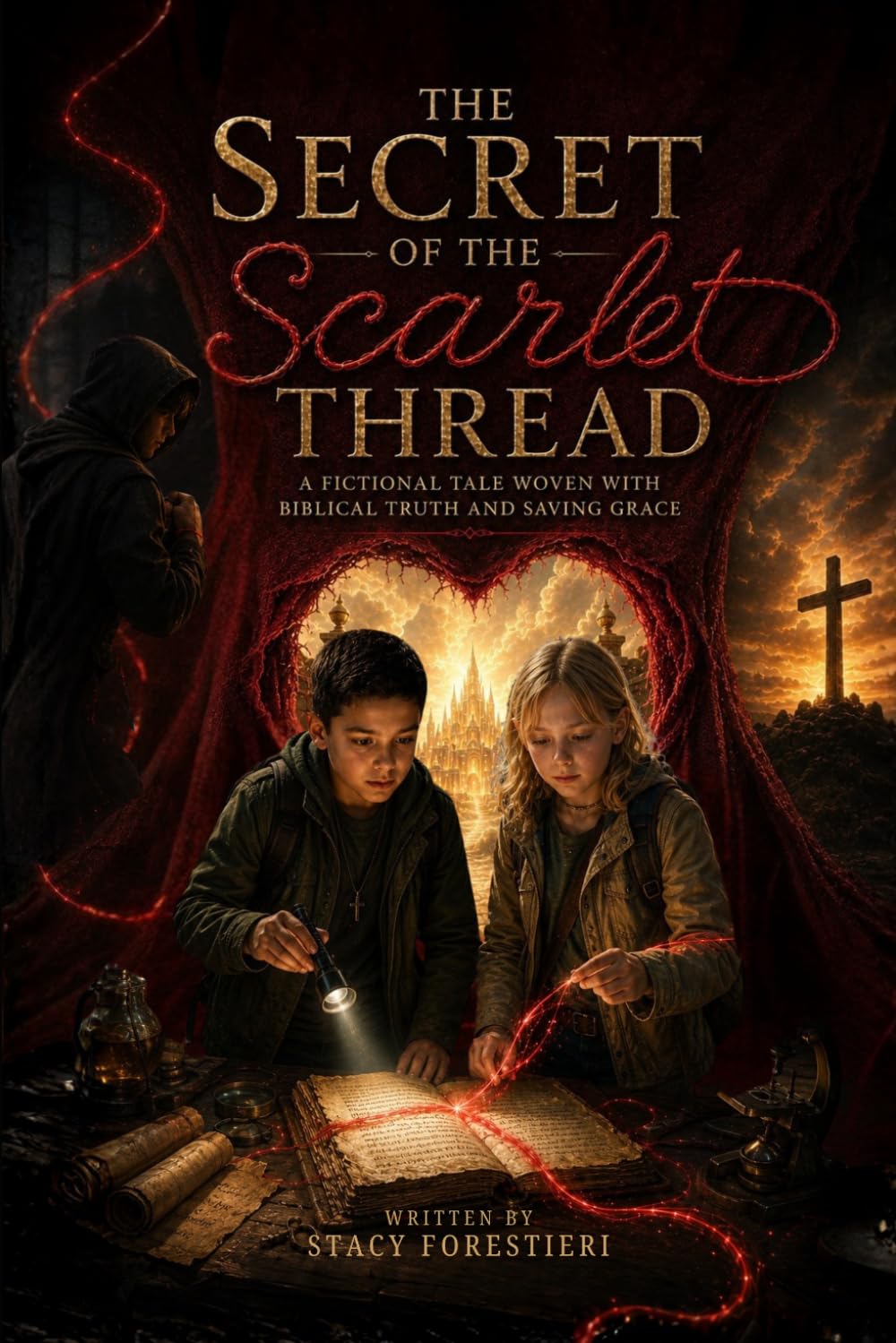 The Secret of the Scarlet Thread: A fictional tale woven with Biblical truth and saving grace. (God's Grand Adventures)