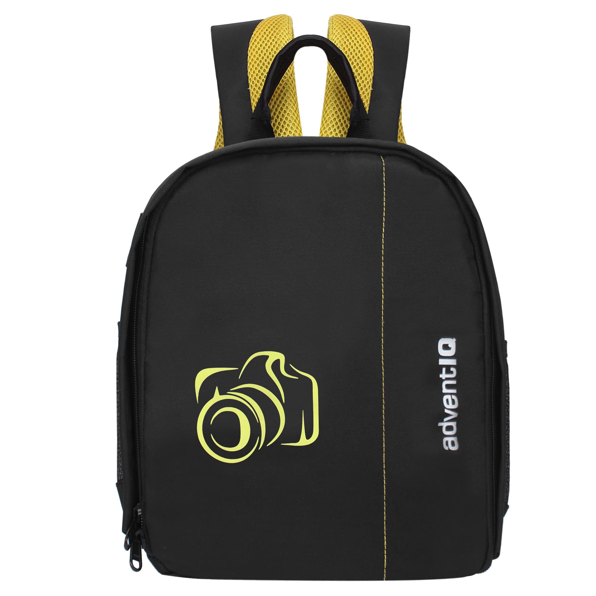 adventIQ Lightweight Water Repellent DSLR/SLR Camera Backpack Bag -Camera 2 Printed