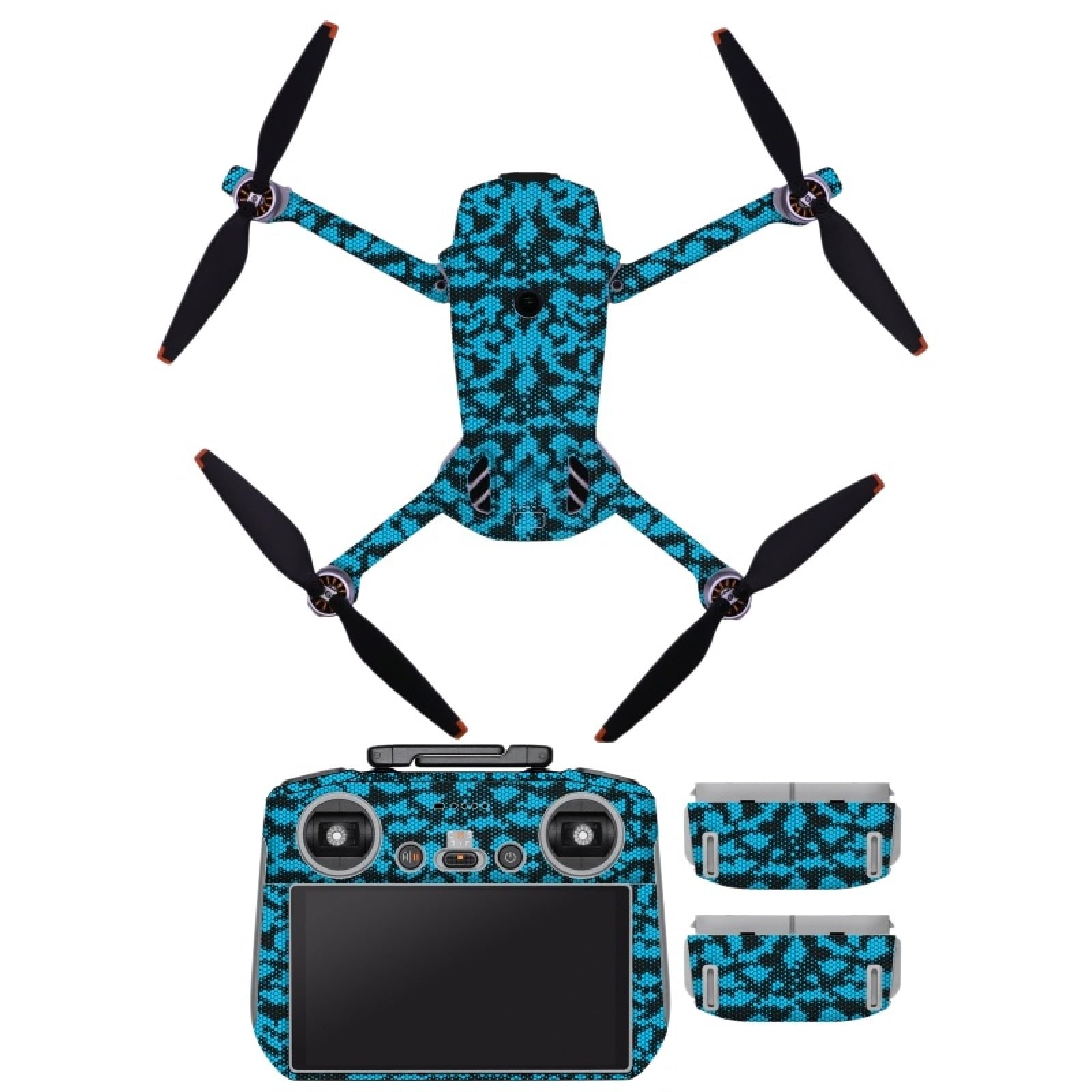 Decorative Sticker Kit for DJI Lito x1 and RC 2, Waterproof Skin Sticker Decal DIY Accessory for DJI Lito x1 Drone, Dust-proof Protective Accessories (6)