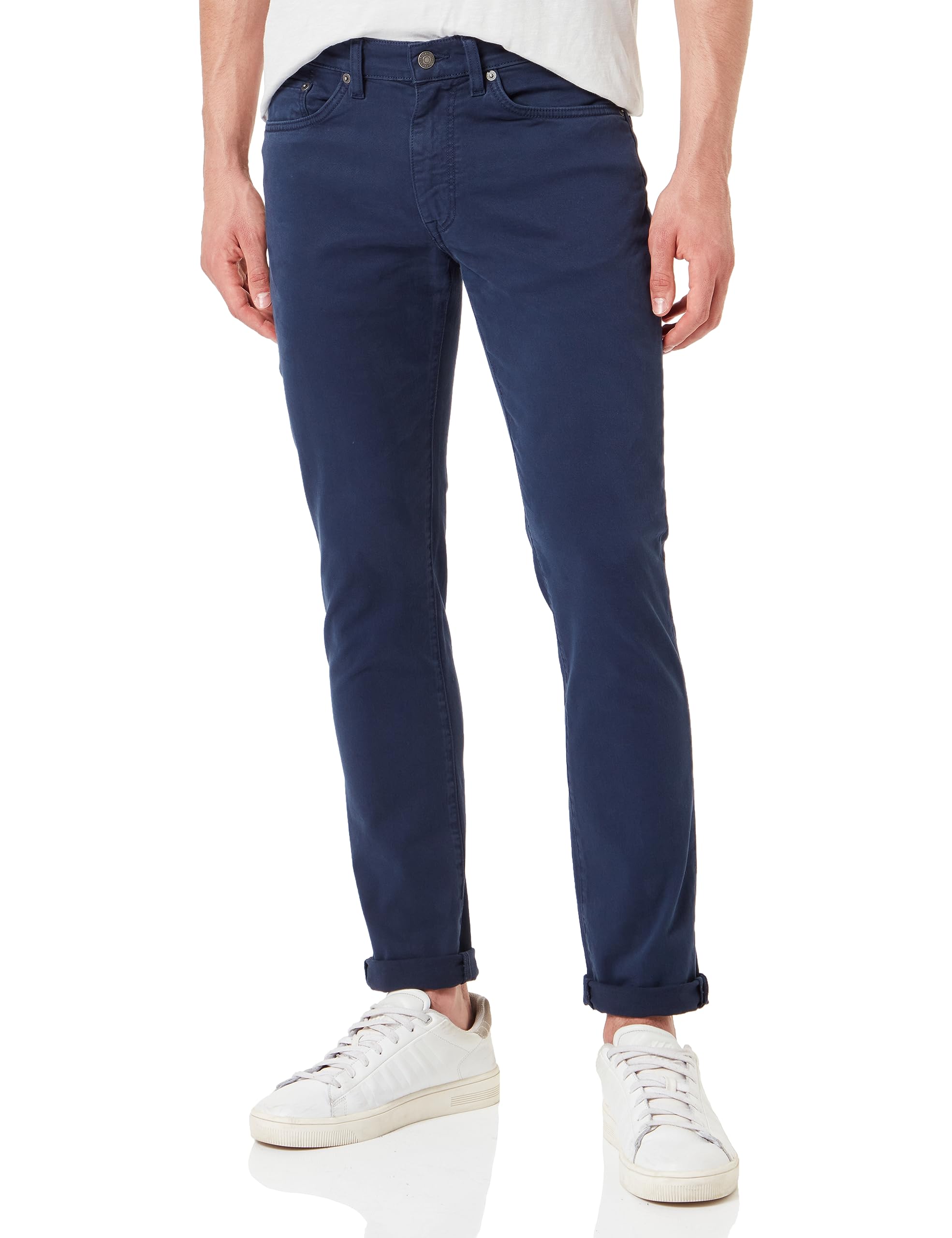 Gant Men's Navy Slim Desert Jeans, 31 W/36 L