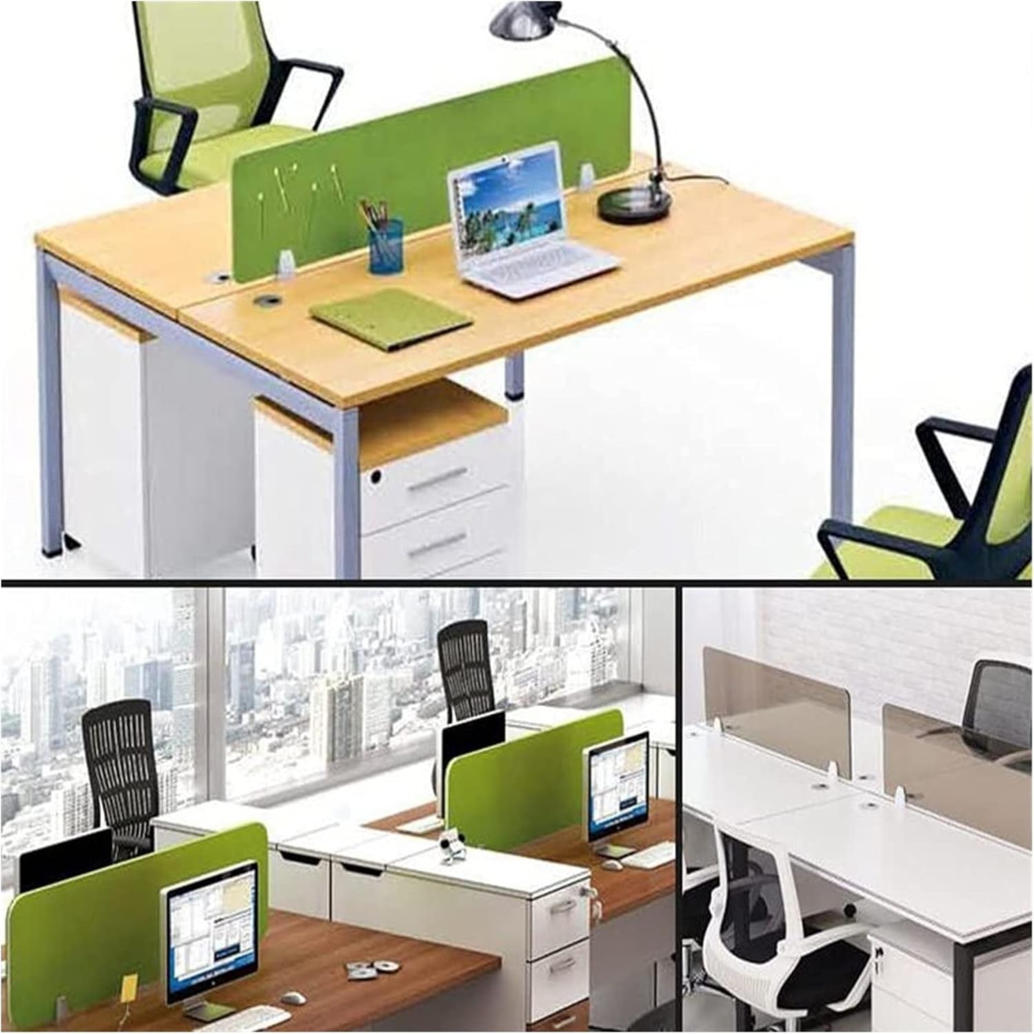 Shelf Support Clips, Desktop Aluminum Alloy Screen Clip Office Partition Clip Screen Baffle Clip Wood Clip Glass Fixing Clip