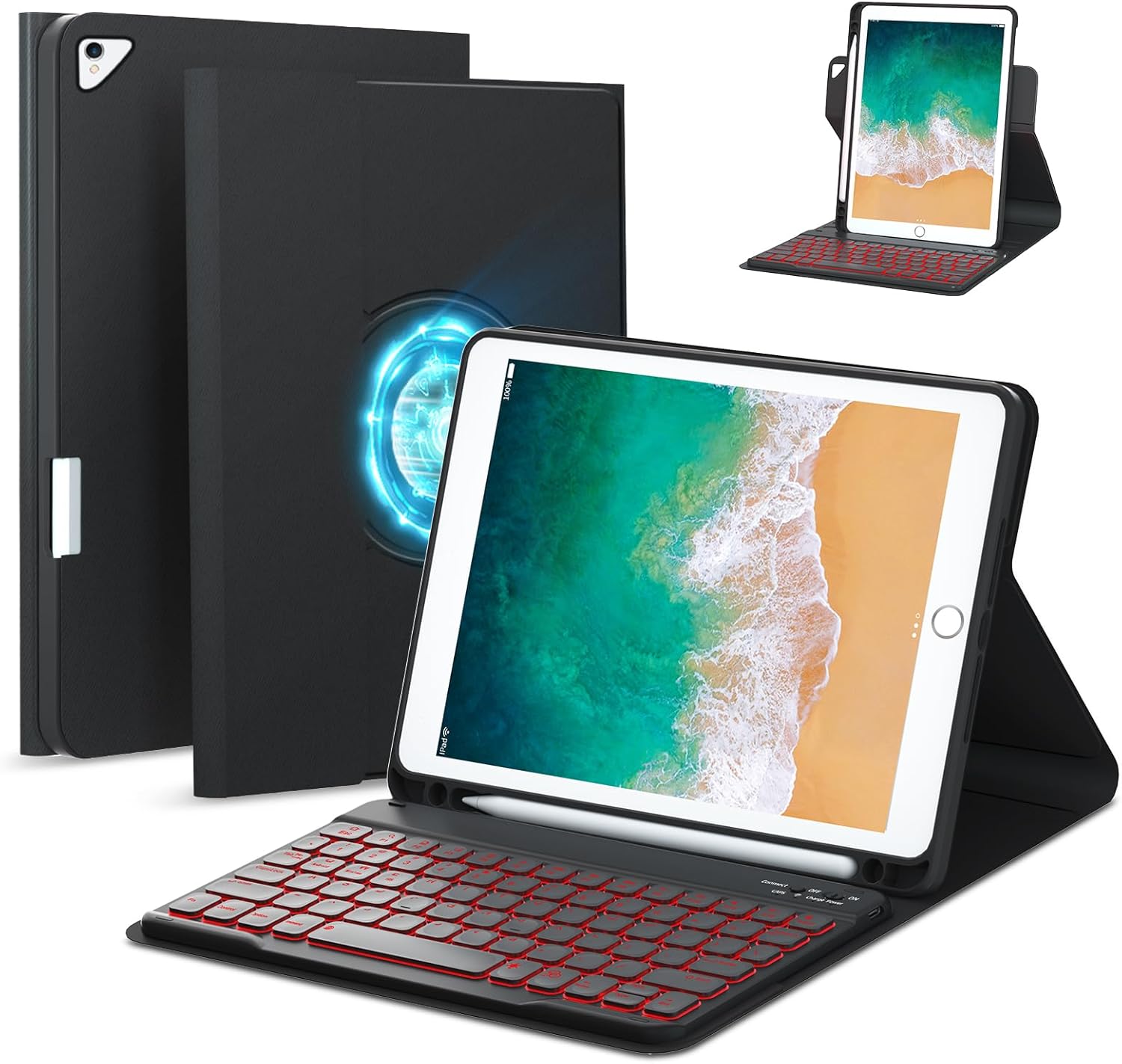 BOBOLEE Keyboard Case for iPad 9.7 inch 6th Generation 5th