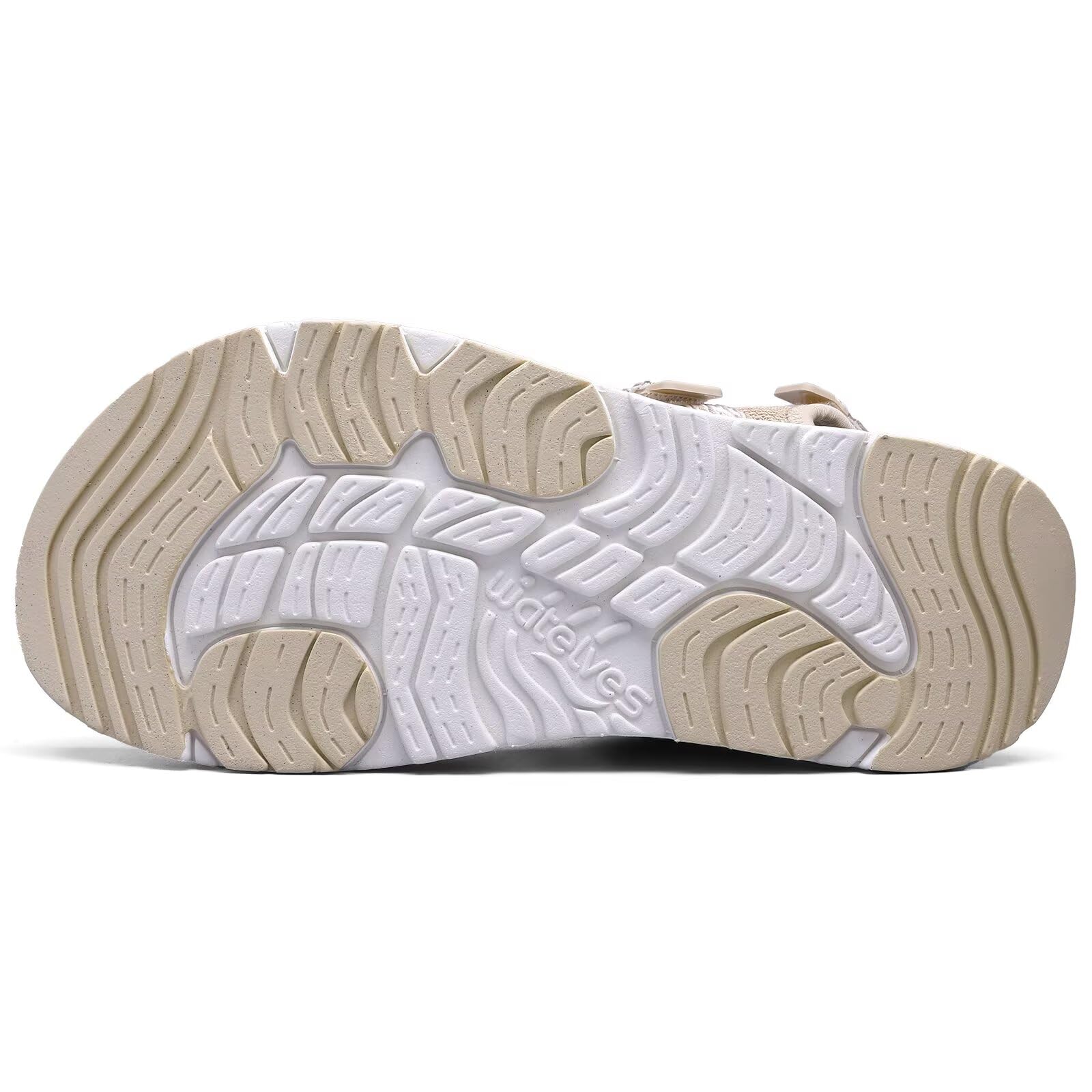 WateLves Sandales orthopédiques larges pour femmes diabétiques pour l'été, la marche, la randonnée, l'eau - Sandales d'extérieur avec sangle réglable - Confortable - Soutien de la voûte plantaire