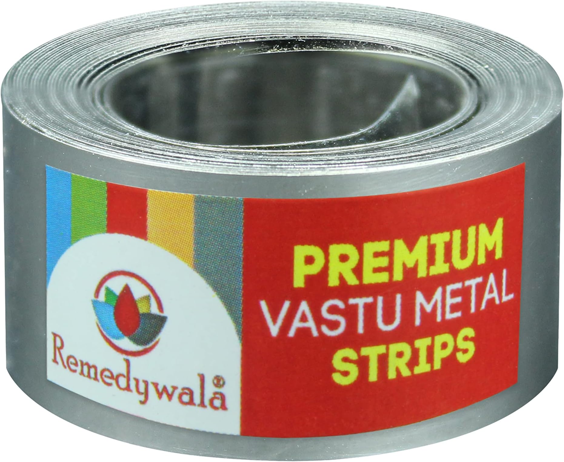 Remedywala Vastu Stainless Steel(304) Strip for Entrance Toilet Correction and Zone Balancing, Stainless Steel Strip (8 feet Approx,18mm Width, 0.2 mm Gauge, Silver) (1 Piece)