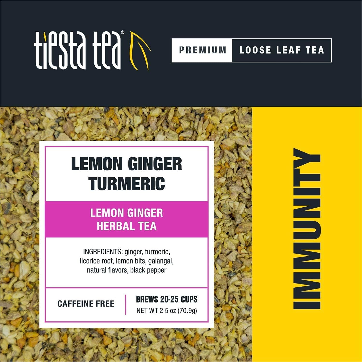 Tiesta Tea Fall Favorites Variety Pack - 5 Loose Leaf Fall Blends Set, High to Non-Caffeinated, Assorted Brew Samples with Ginger, Black, and Herbal Teas, Hot or Iced, with 100 Disposable Filters