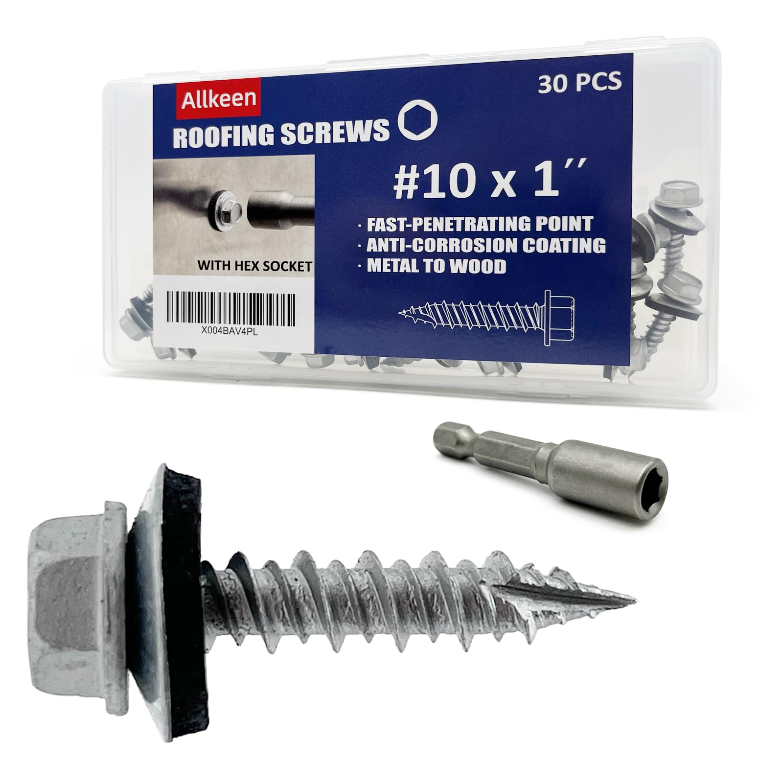 Rustpert Sheet Metal Screws - 60 Pack -10