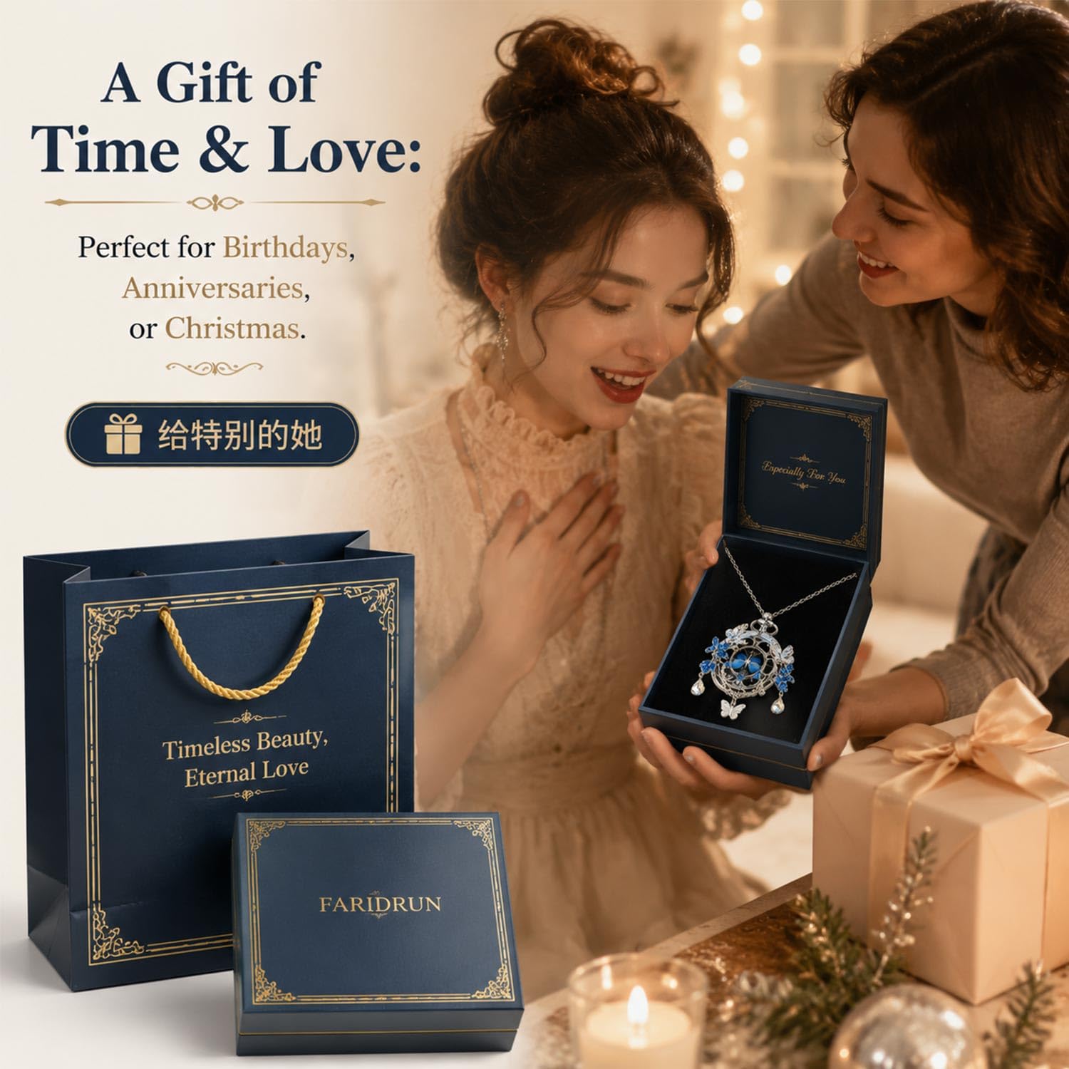 Schmetterling Taschenuhr Anhänger Silber Innen rotierendes Exemplar mit römischen Ziffern Einzigartiges Vintage Insekt Schmuck Geschenk Damen Anhänger