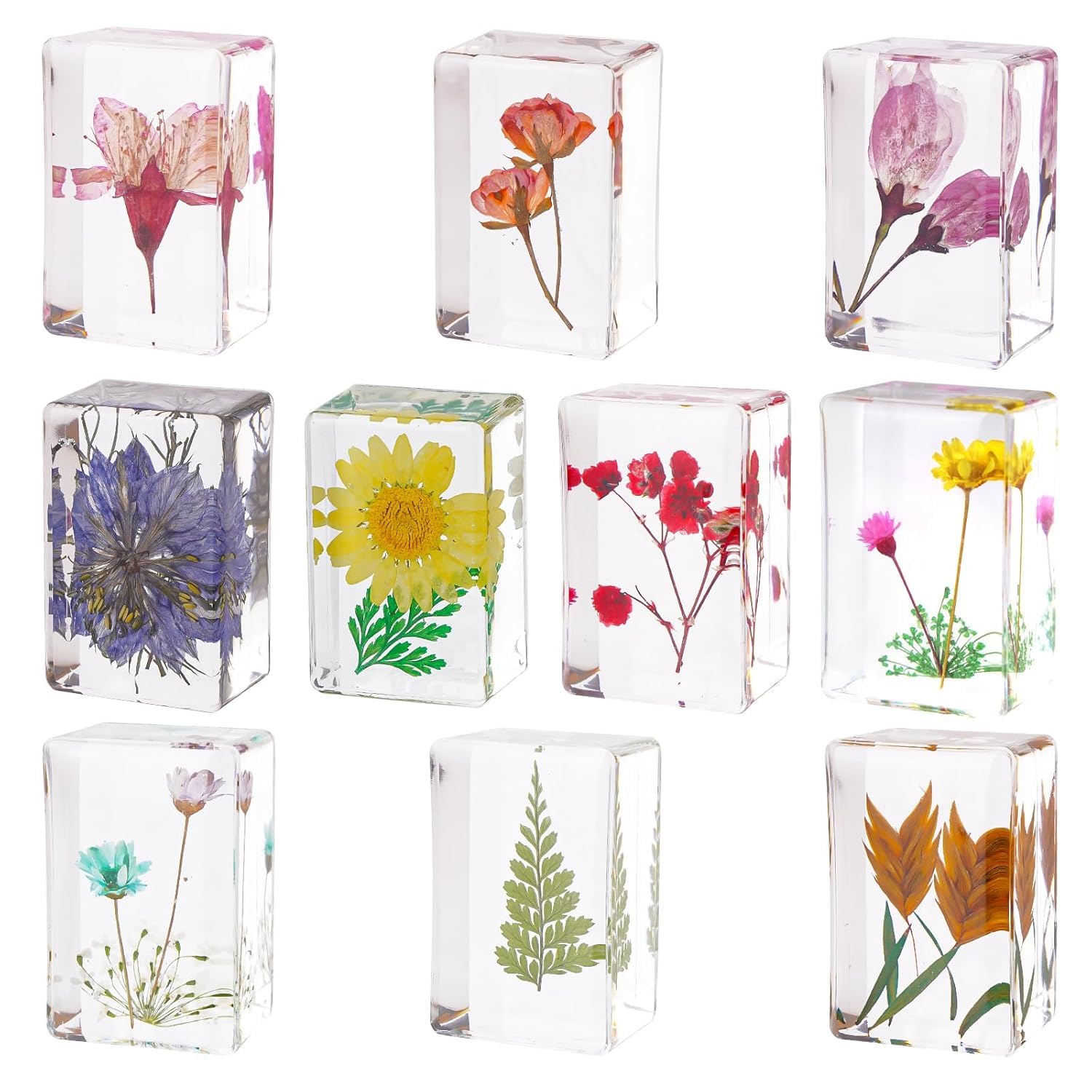 Flower Resin Paperweight