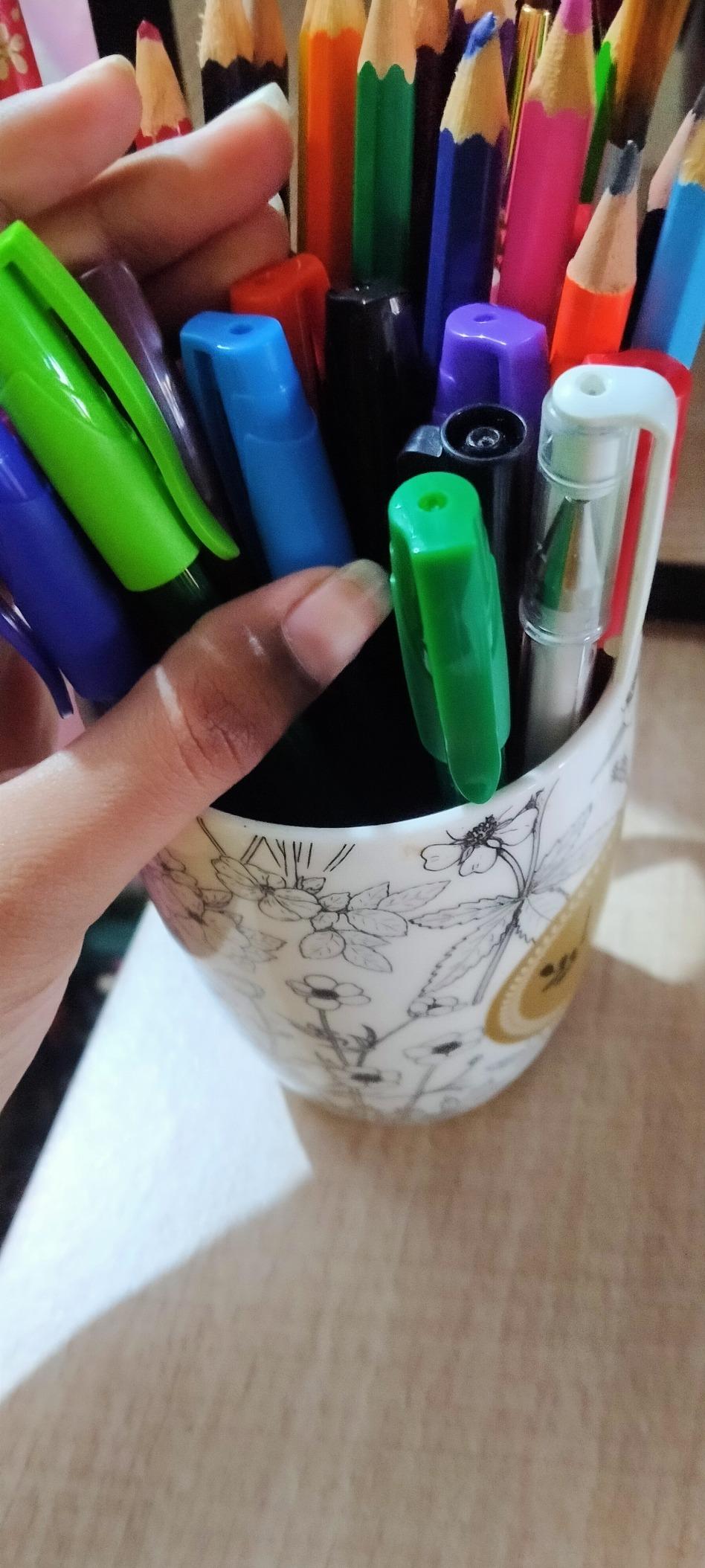 FLAIR Peach Liquid Ink Ball Pen (10 Pieces) Amazon.in Office Products