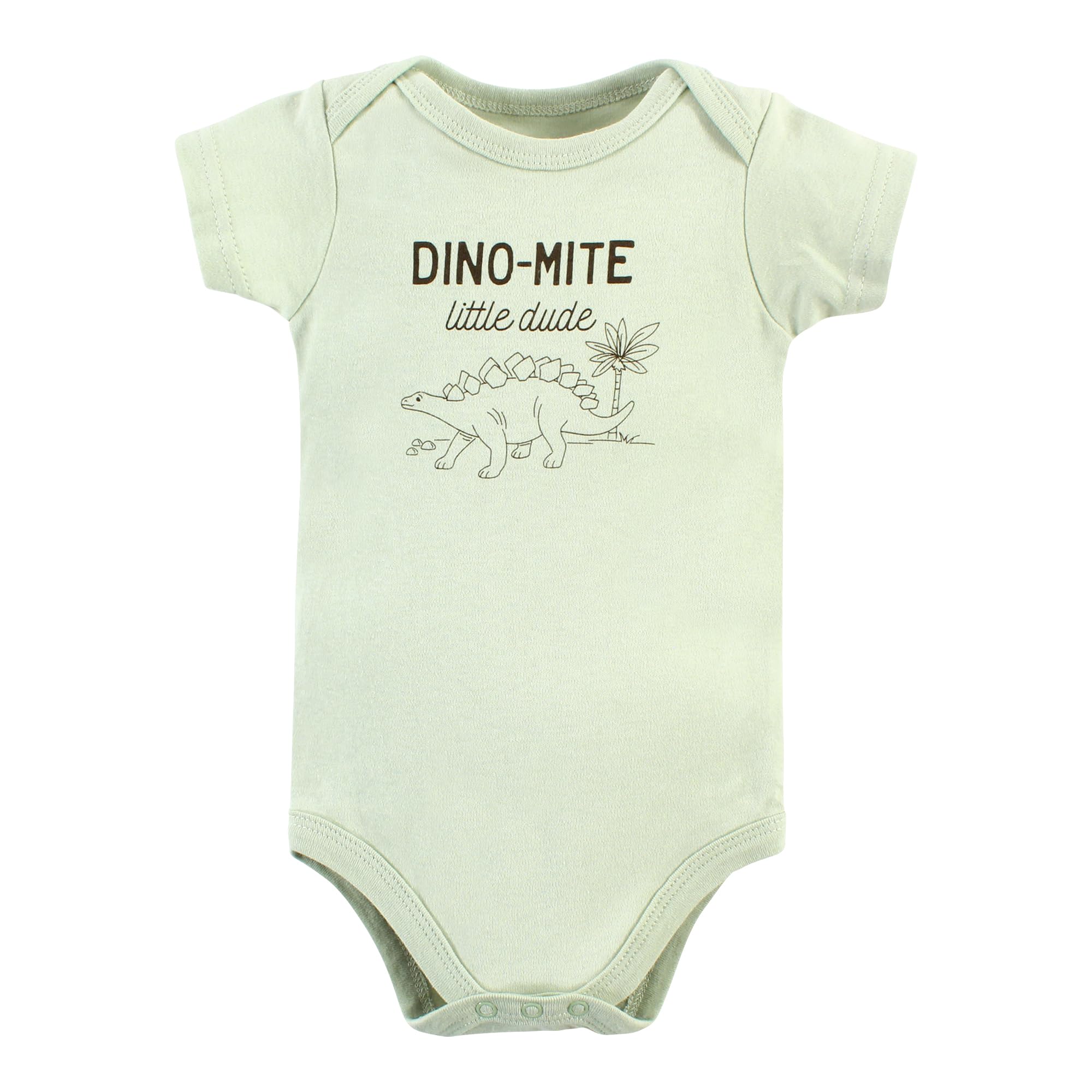 Hudson Baby Bodis unisex de algodón para bebé, paquete de 5 aventuras de dinosaurios, 12-18 meses, paquete de 5 aventuras de dinosaurios, 12-18 meses, Dinosaur Adventures - Paquete de 5, 12-18 Months