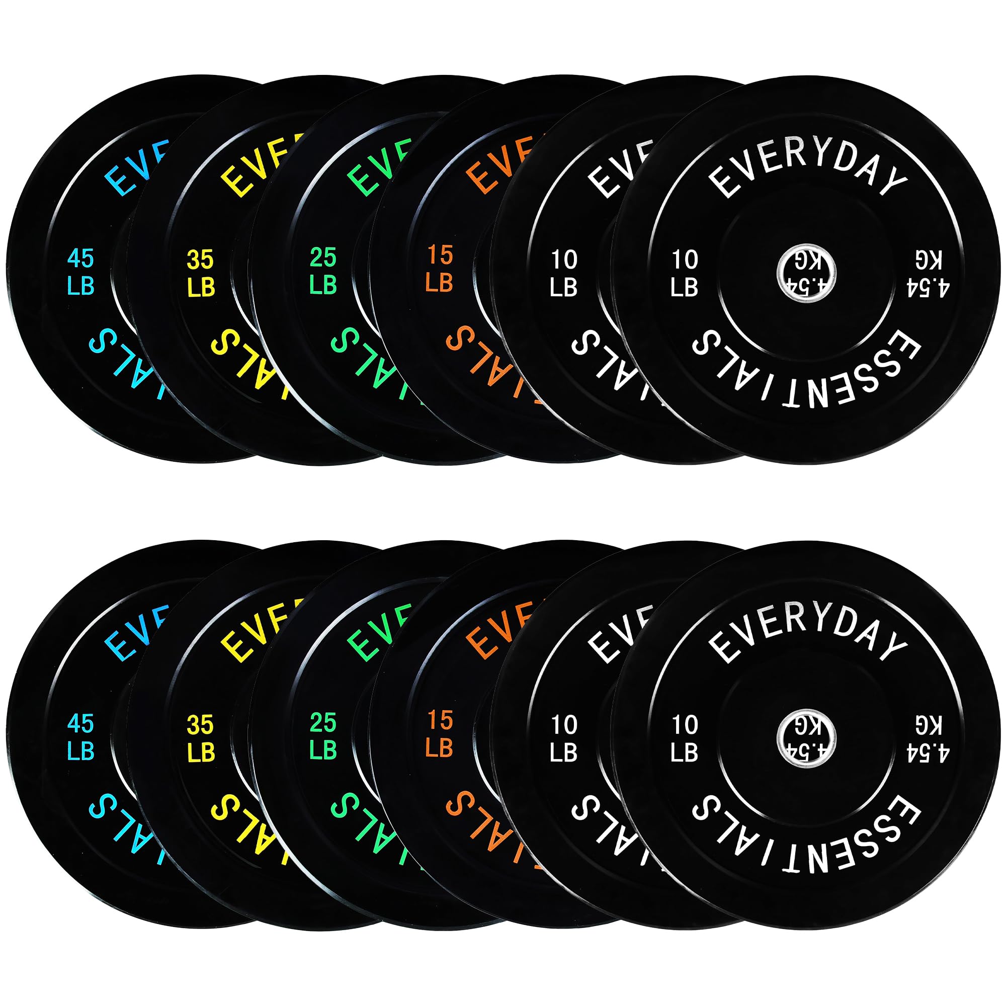 Fitvids 280 lb Bumper Plates