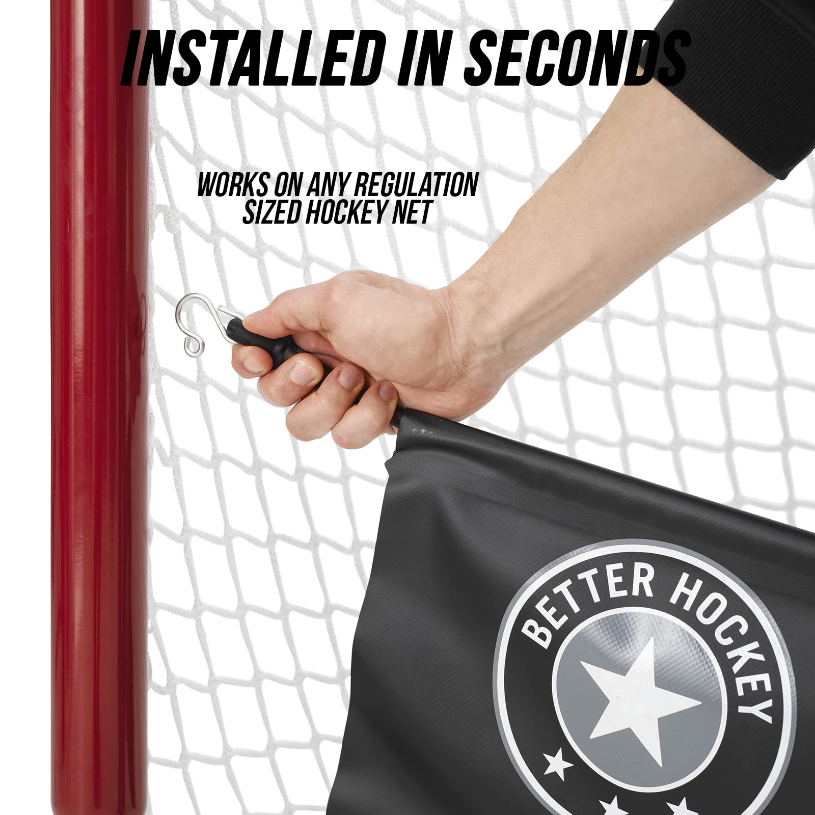 Cibles De Tir Better Hockey Extreme Pro – Pour Améliorer La Précision – S’installe En 20s – Sur Cage Réglementaire