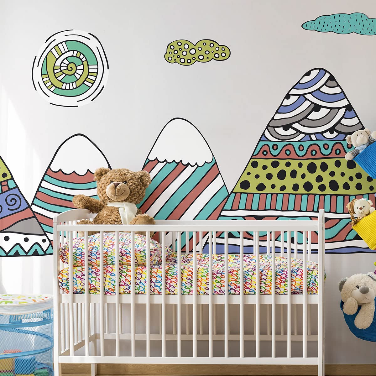 Ambiance Sticker Anoushka Children's Wall Sticker for Baby Room Decoration - Giant Adhesive Wall Sticker - H40 x L60 cm