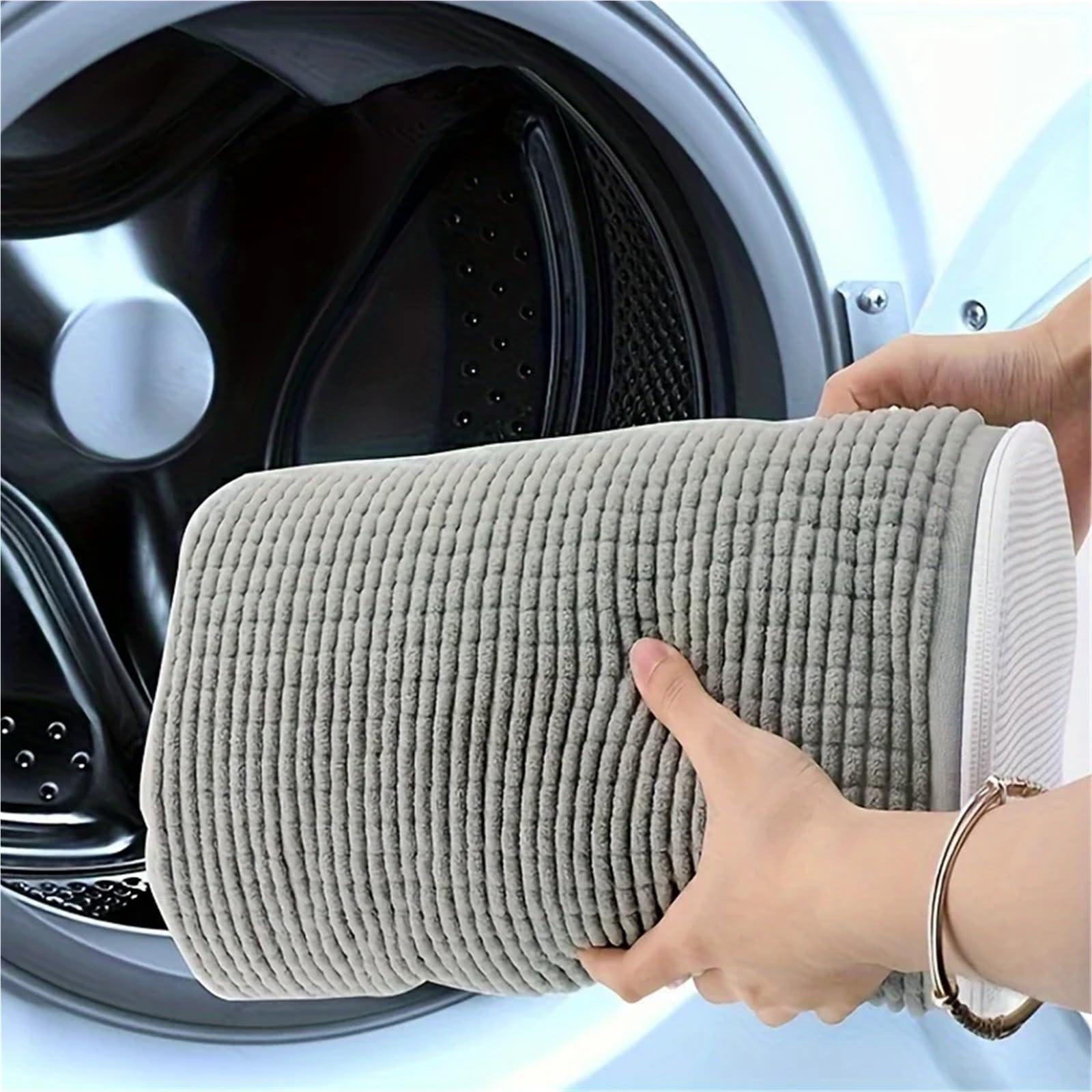 Borsa for il bucato delle scarpe in microfibra di ciniglia