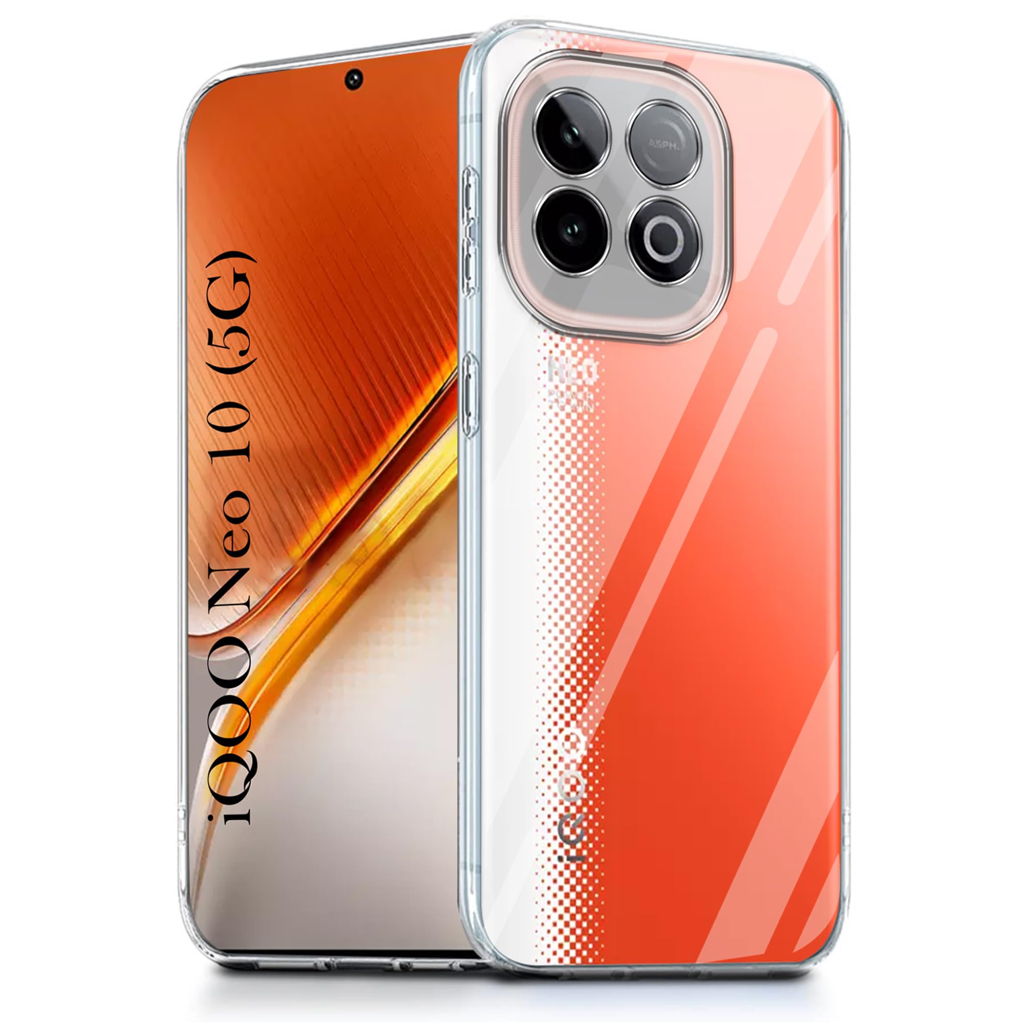 Jkobi Vivo iQOO Neo 10 (Clear Shockproof Case with Camera