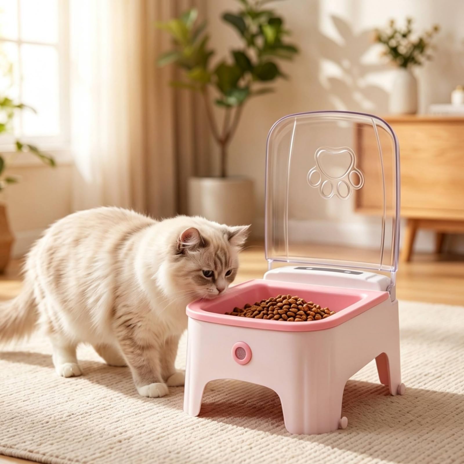 Distributeur Automatique pour Animaux Distributeur Nourrisseur Gamelle Réservoir Corps Compact 17cm 23cm 11.5cm et, Color to 1, Style to 1