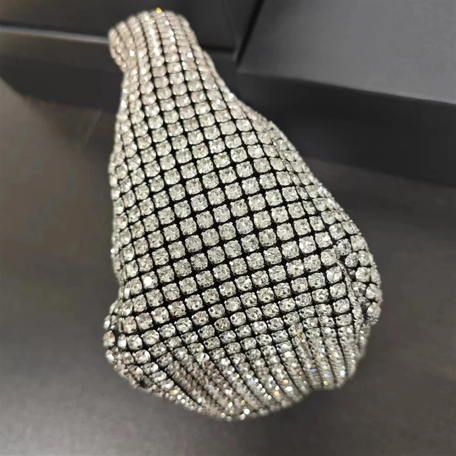 Pochette Donna Con Strass E Diamanti - Borsa Sera Elegante Per Matrimoni E Feste - Foto 9
